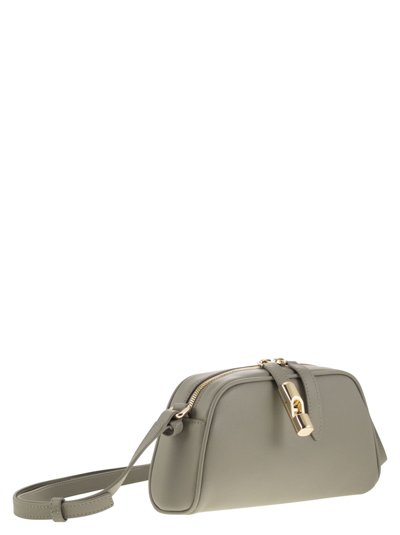 Shop Furla Goccia Cross Body Bag In Turtledove