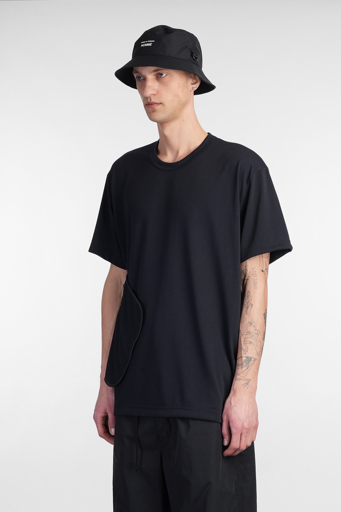 Comme Des Garçons Homme Deux Comme Des Garçons Homme Plus T-shirt In Black