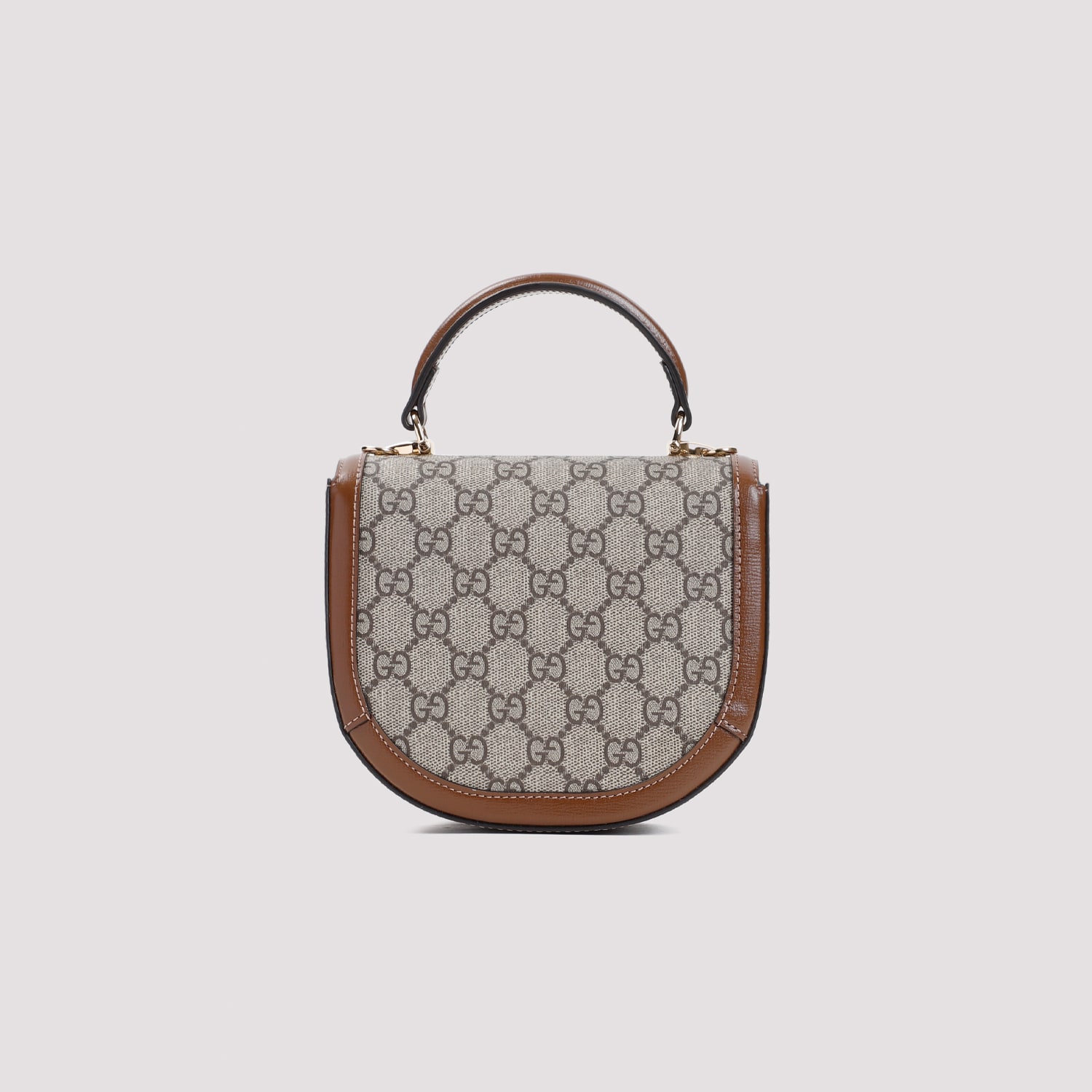 Shop Gucci Mini Horsebit 1955 Tote Bag In B.eb Brown Sugar