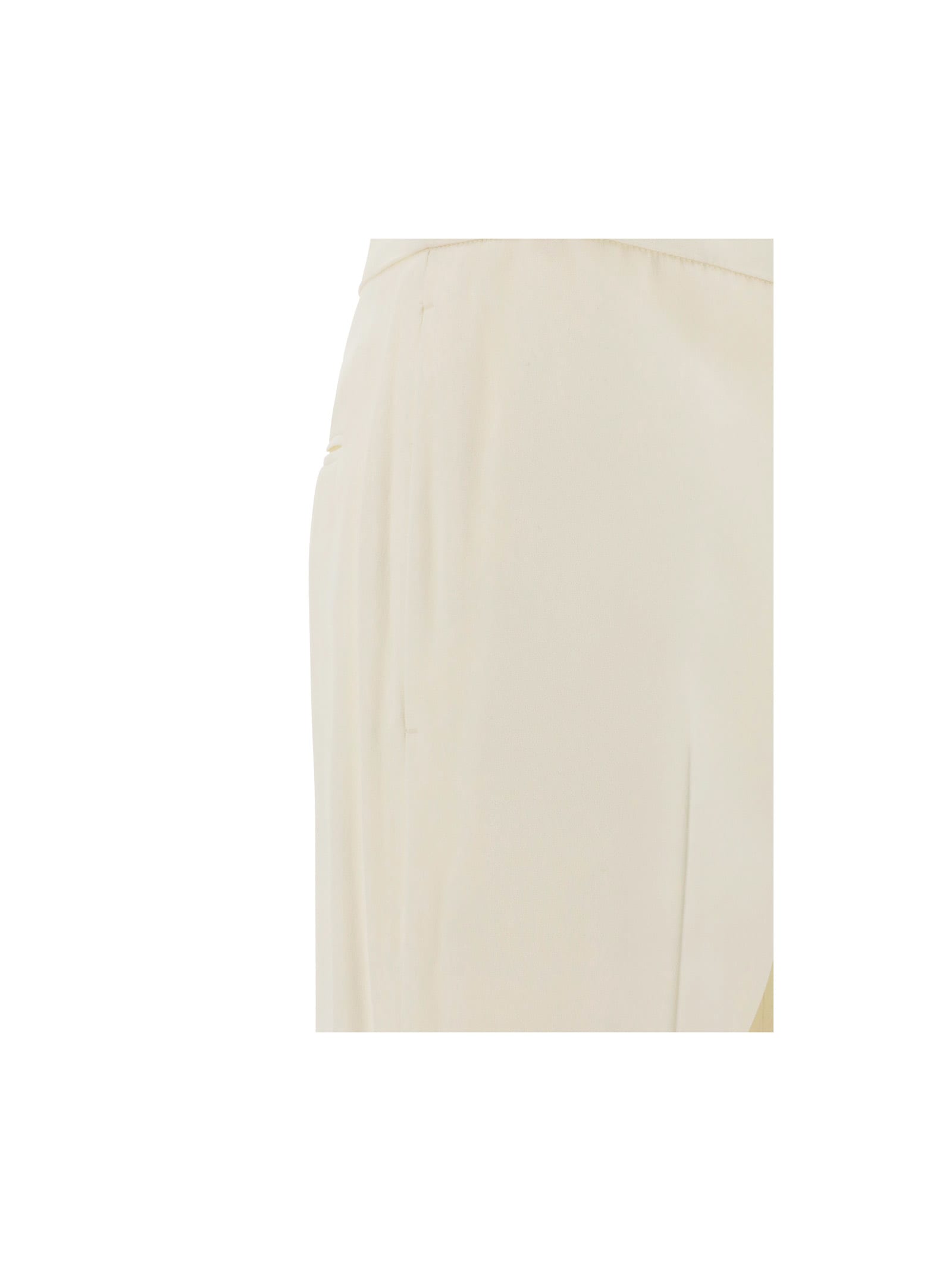 Shop Alexander Mcqueen Pants In Bianco