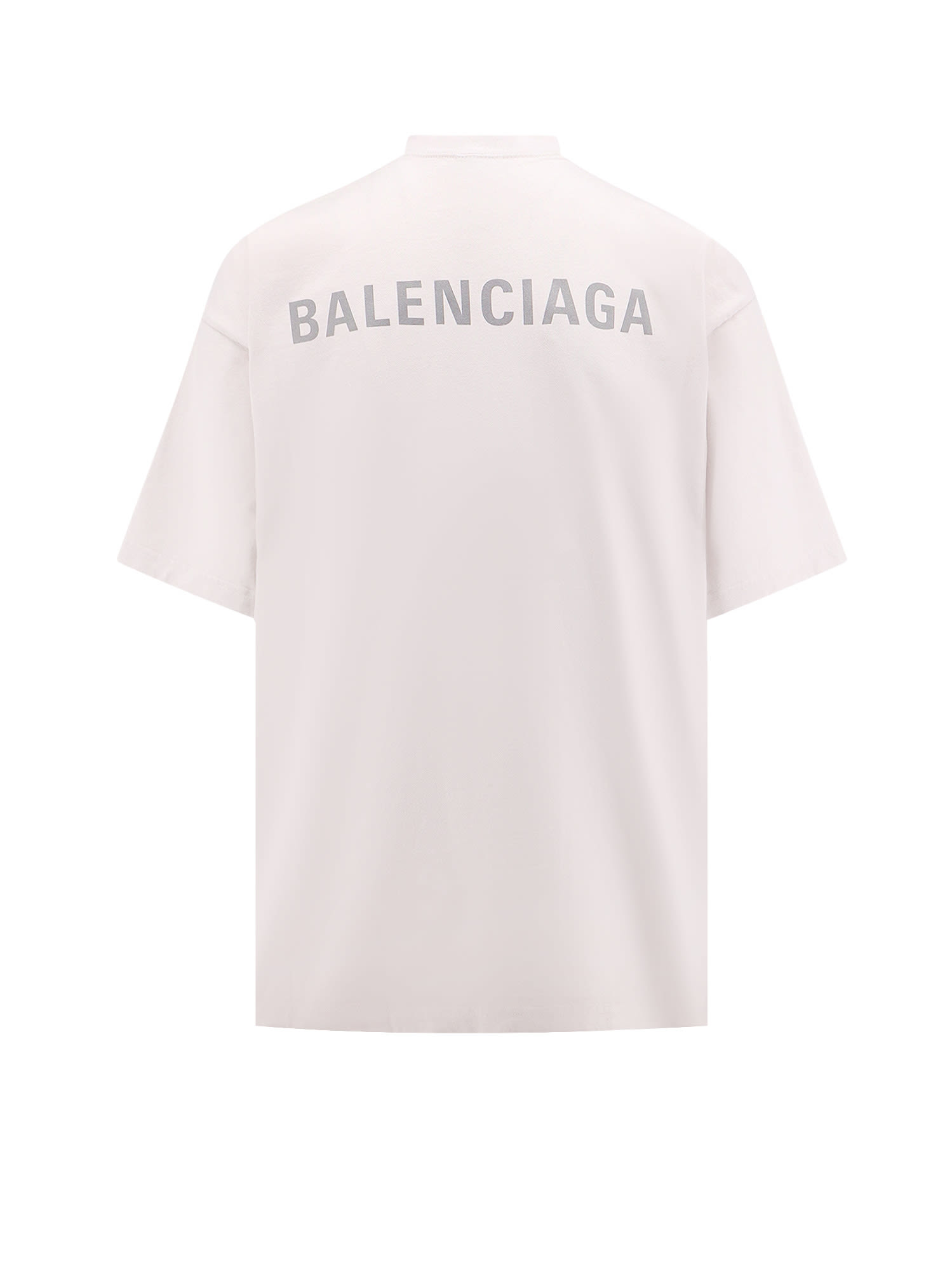 Shop Balenciaga T-shirt In Offwhite