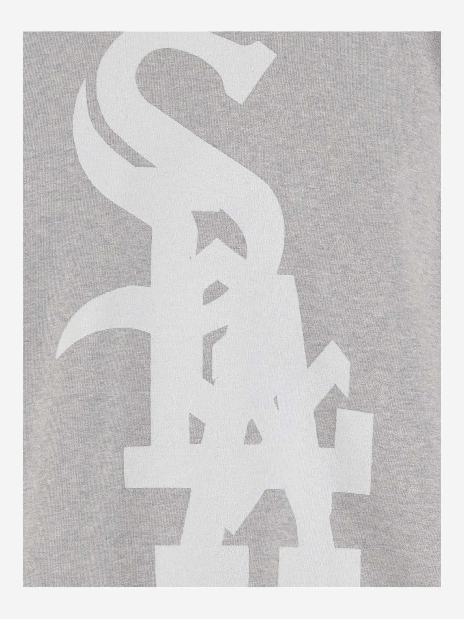 Shop 1989 Studio Cotton Sweatshirt With Logo In Oatmeal Grey