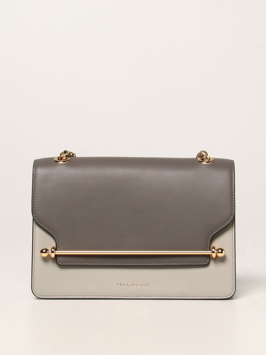 Strathberry Crossbody Bags East / West Strathberry Bag In Bicolor Leather