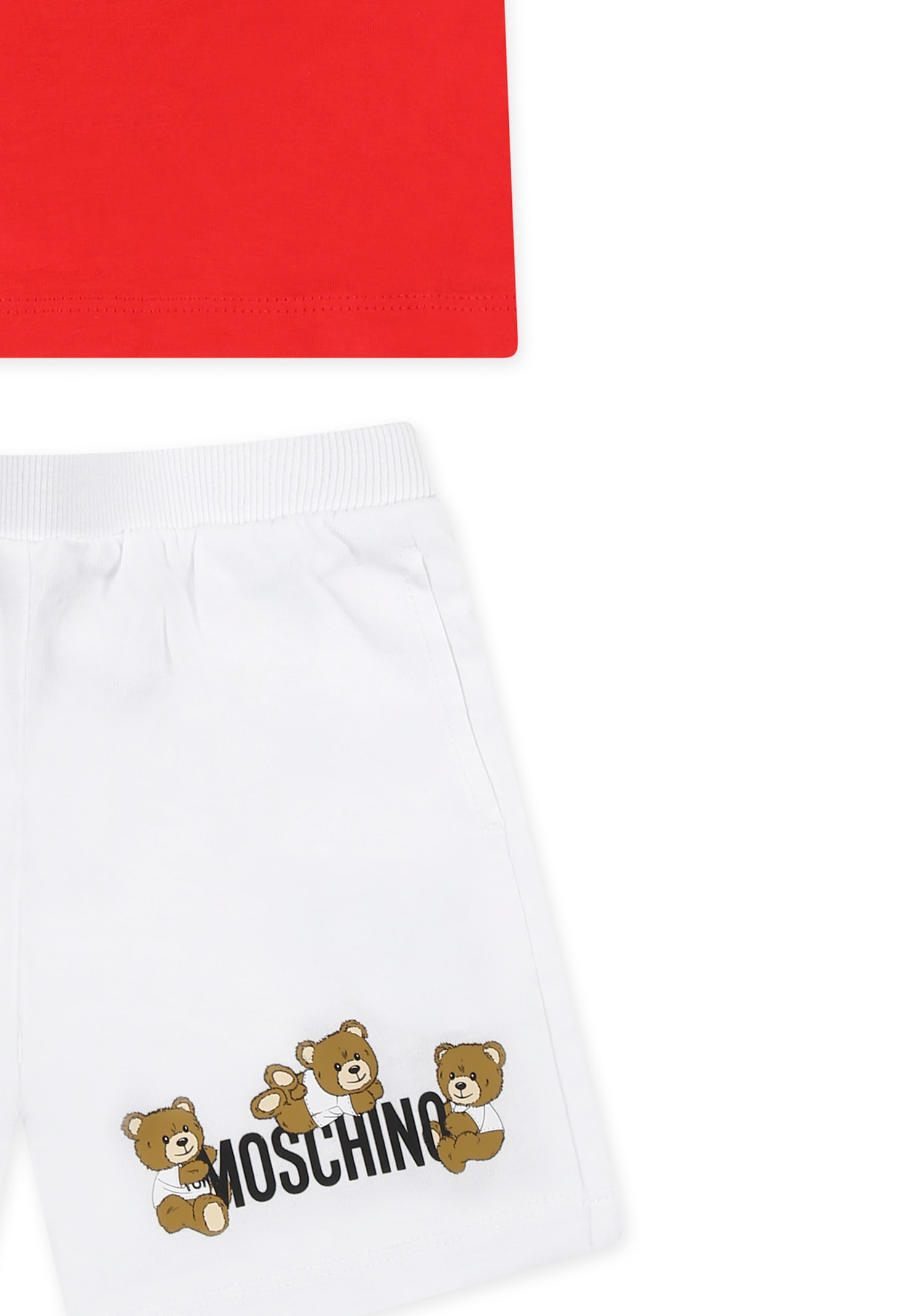 Moschino Multicolor Set For Baby Boy With Three Teddy Bears In Multicolor