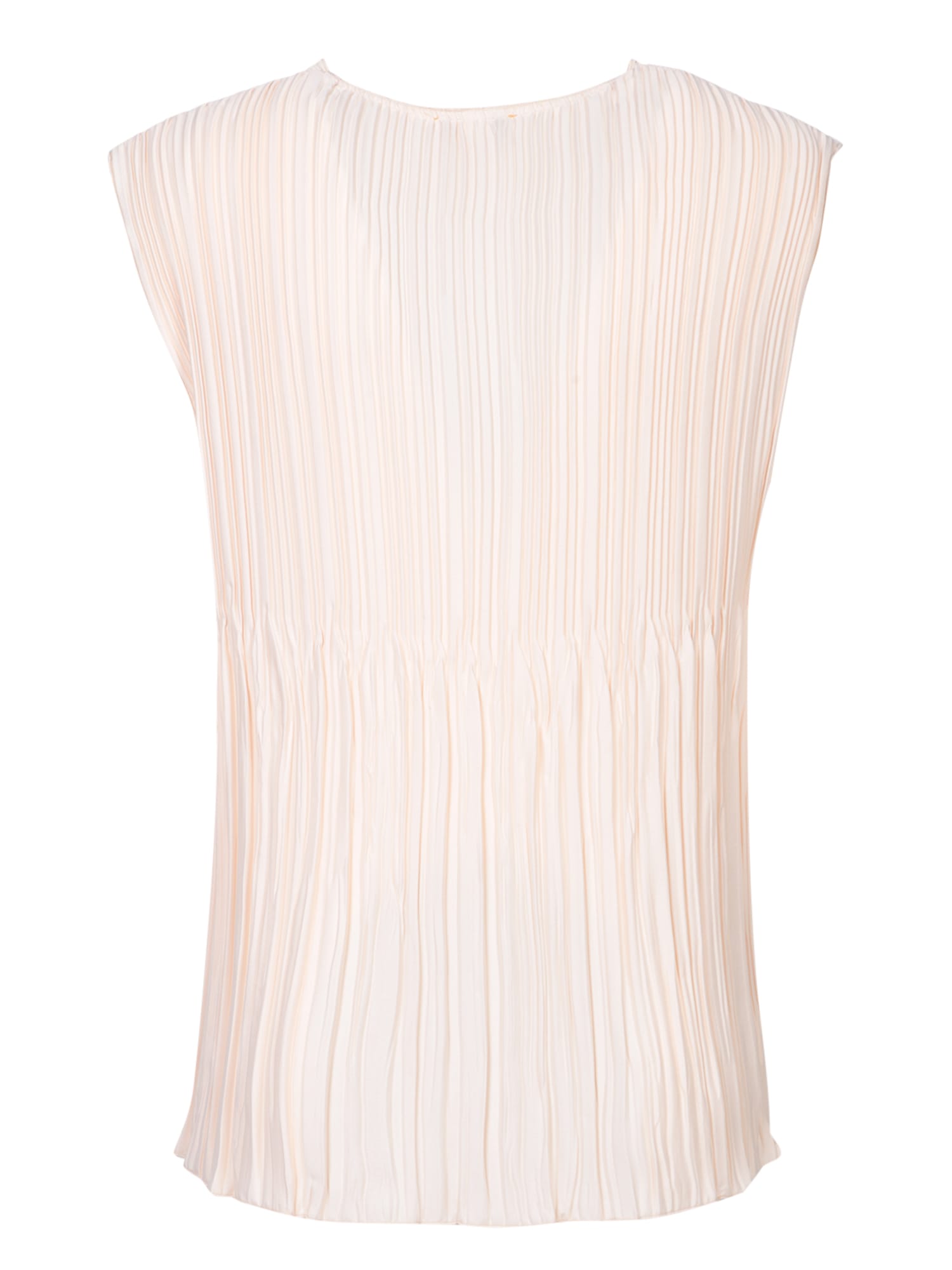 Shop Forte Forte Ivory Crepe Blouse In White
