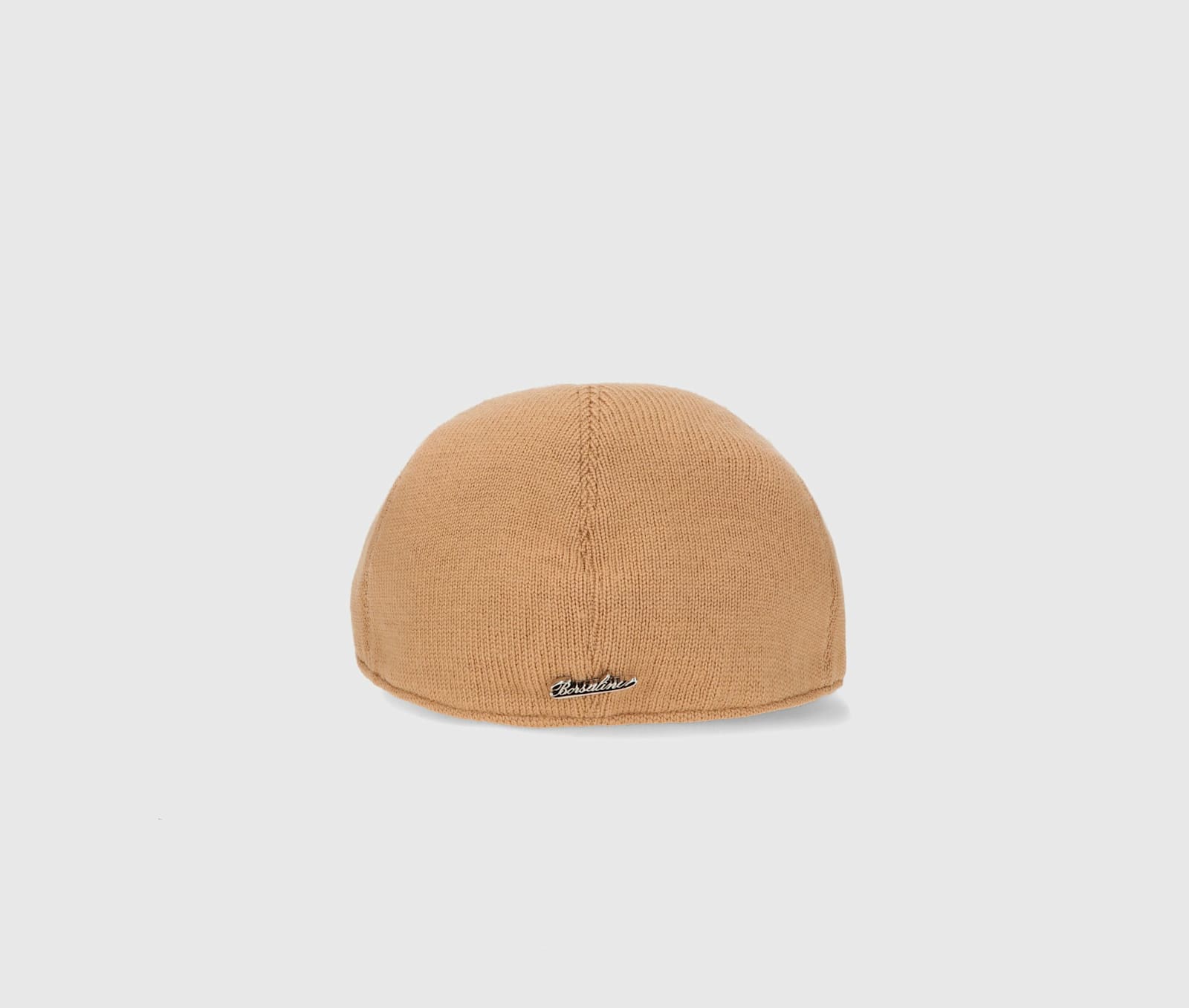 Shop Borsalino Beppe Bicolor Flat Beret In Camel/navy Blue