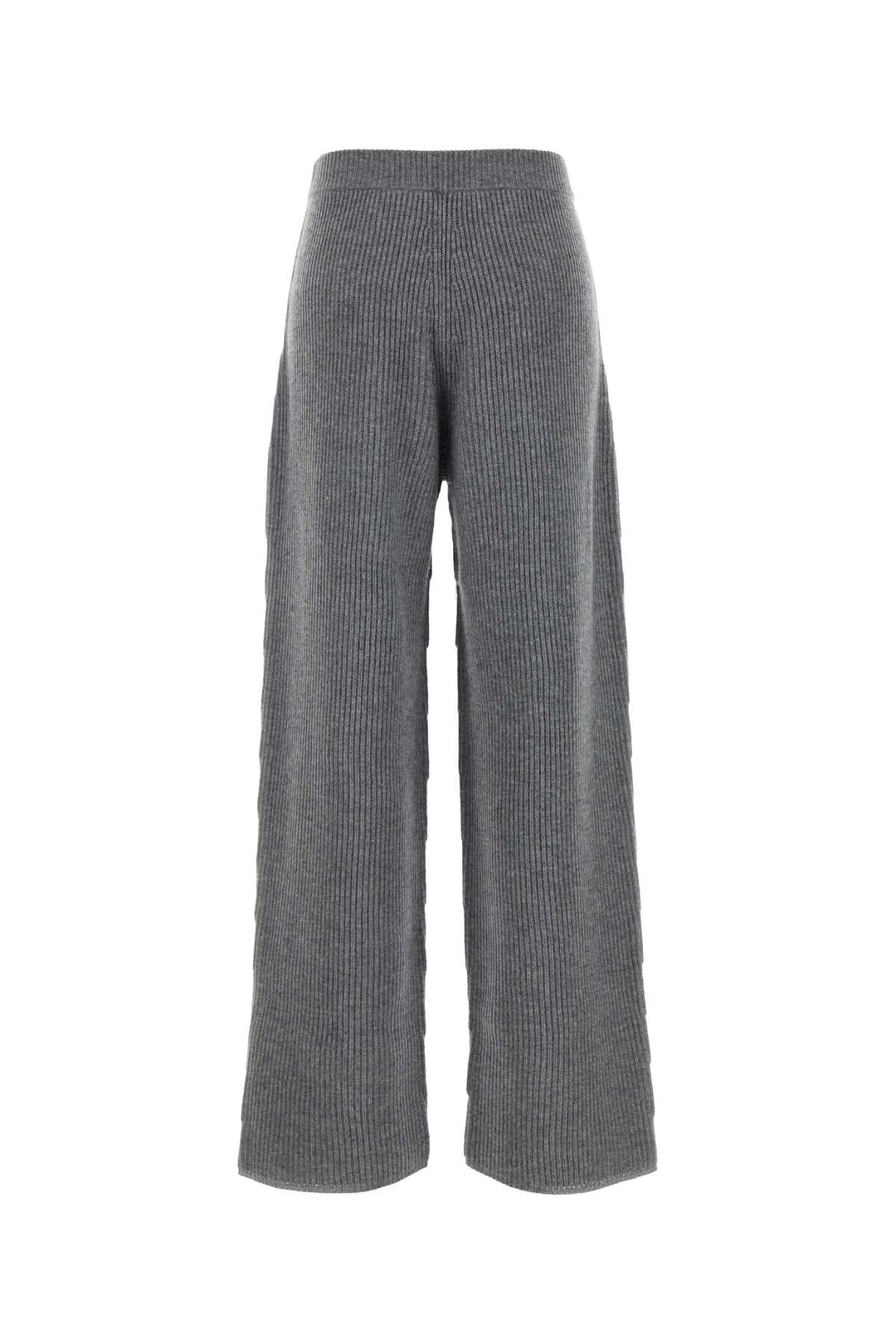 Sportmax Grey Wool Blend Sella Pant In Gray