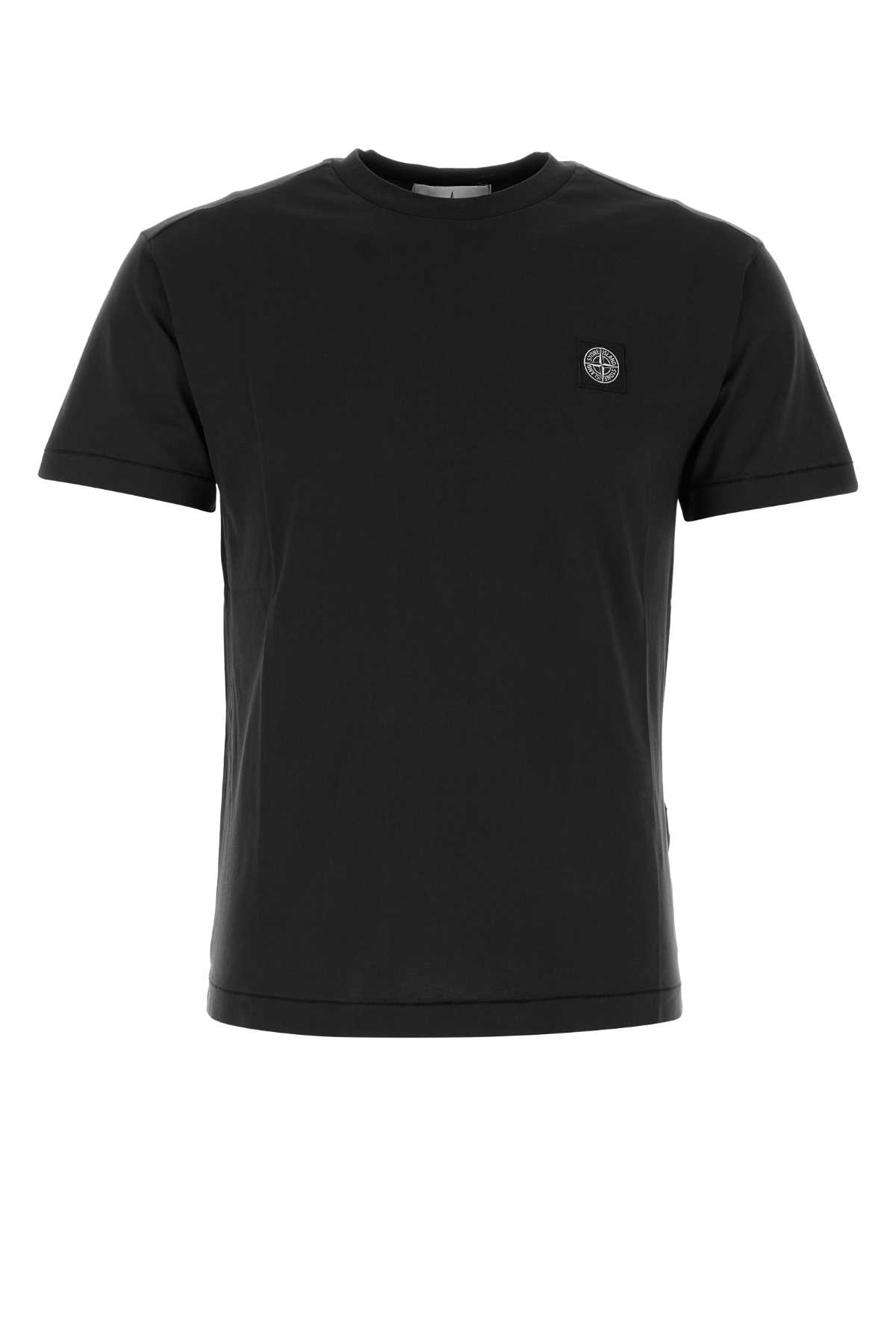 Black Cotton T-shirt