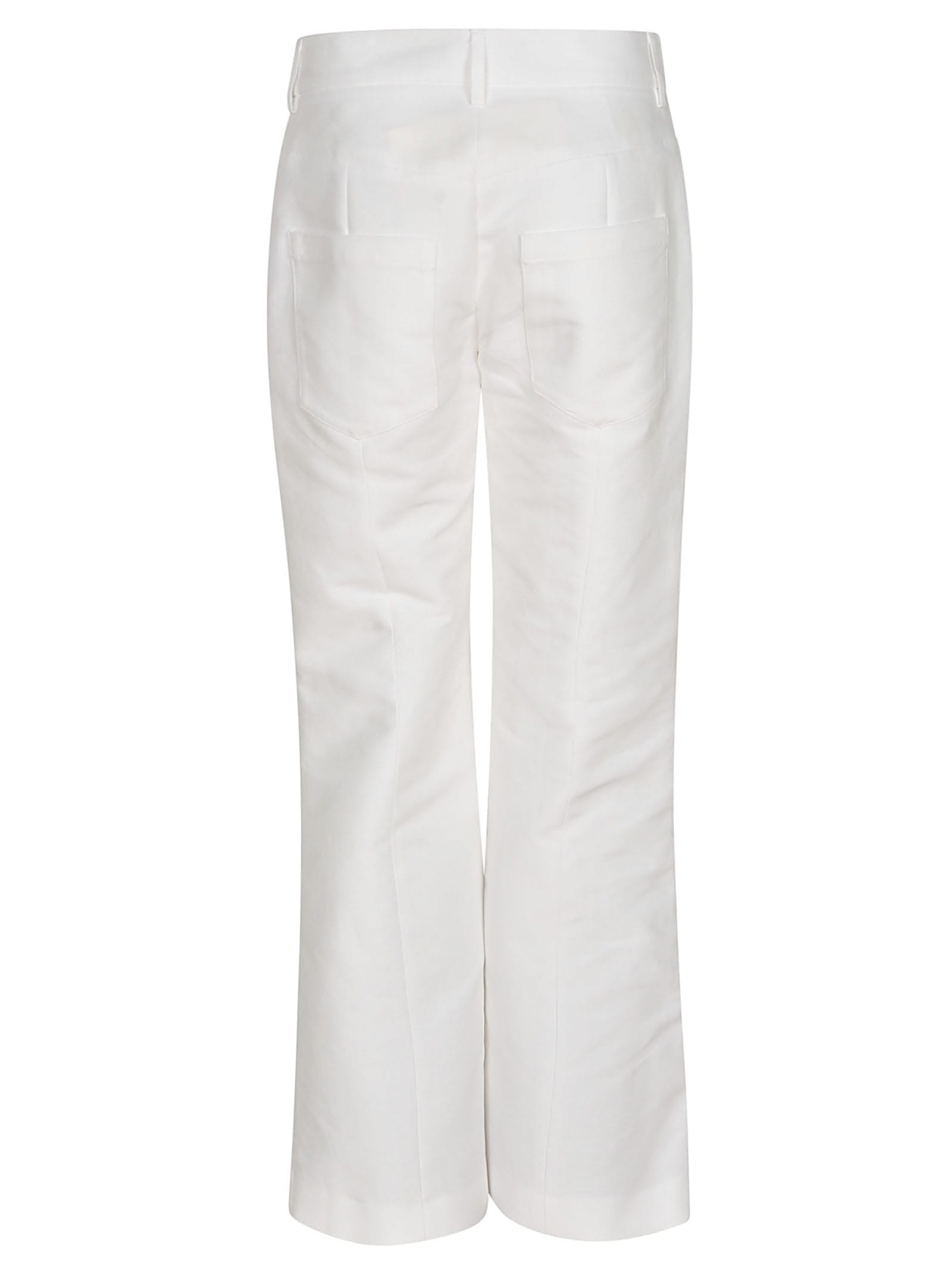Shop Marni Buttoned Straight Jeans In White