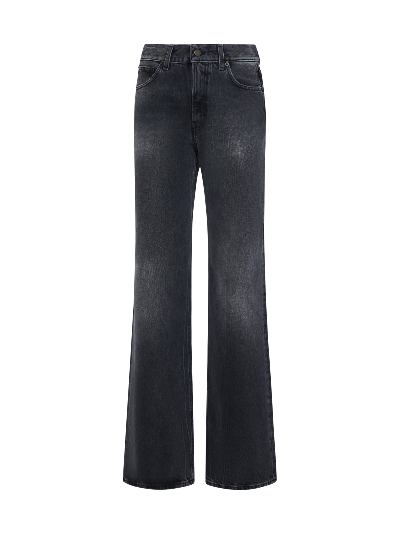 Shop Haikure Jeans In Spider Black