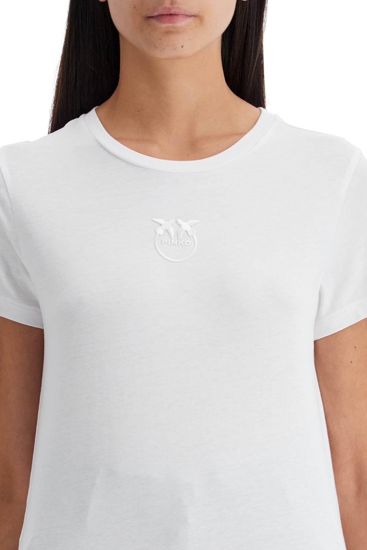 Pinko 'embroidered Buss In Bianco Brill. (white)