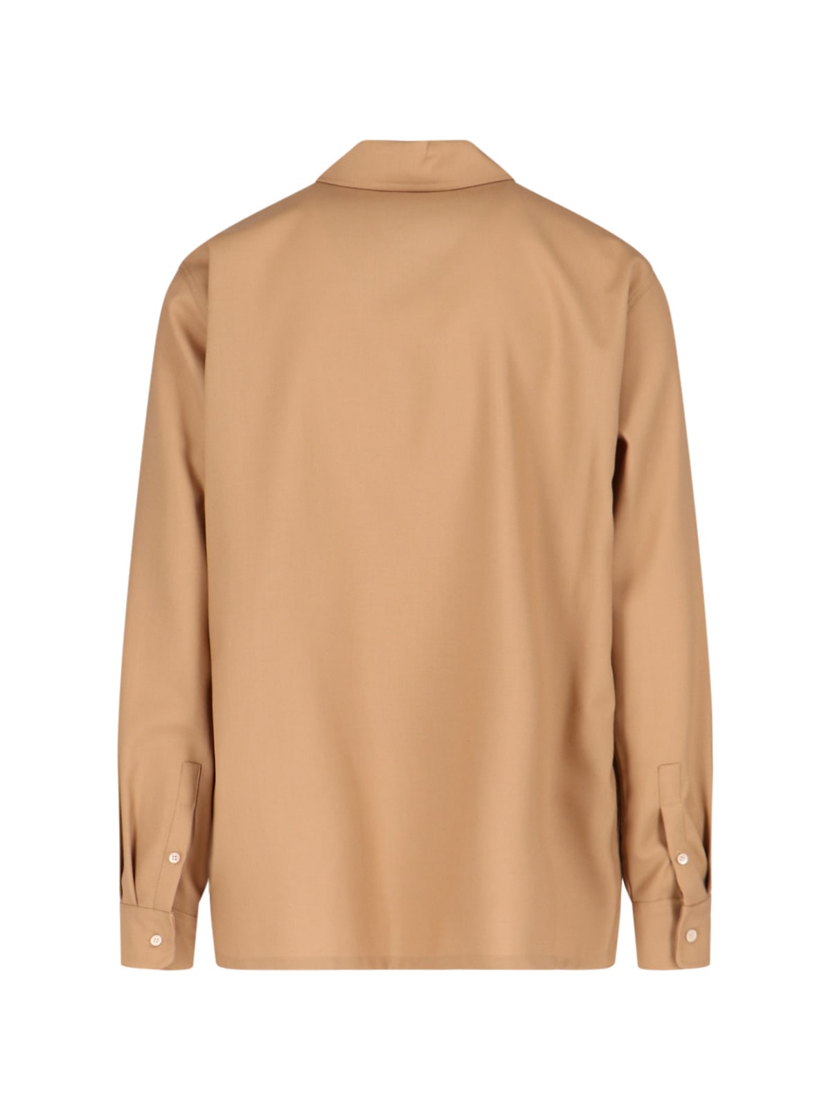 Shop Marni Multipocket Logo Shirt In Brown