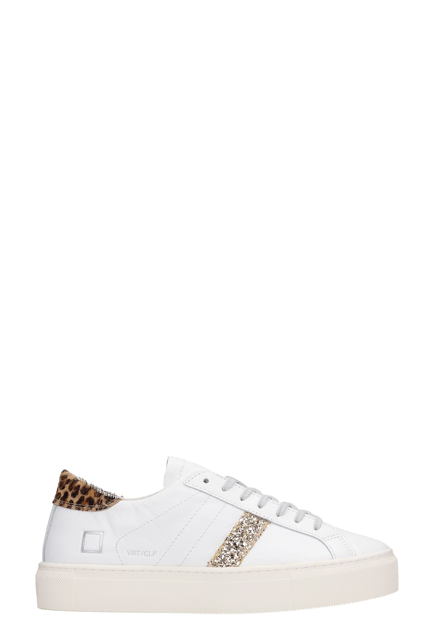 Date Vertigo Sneakers In White Leather