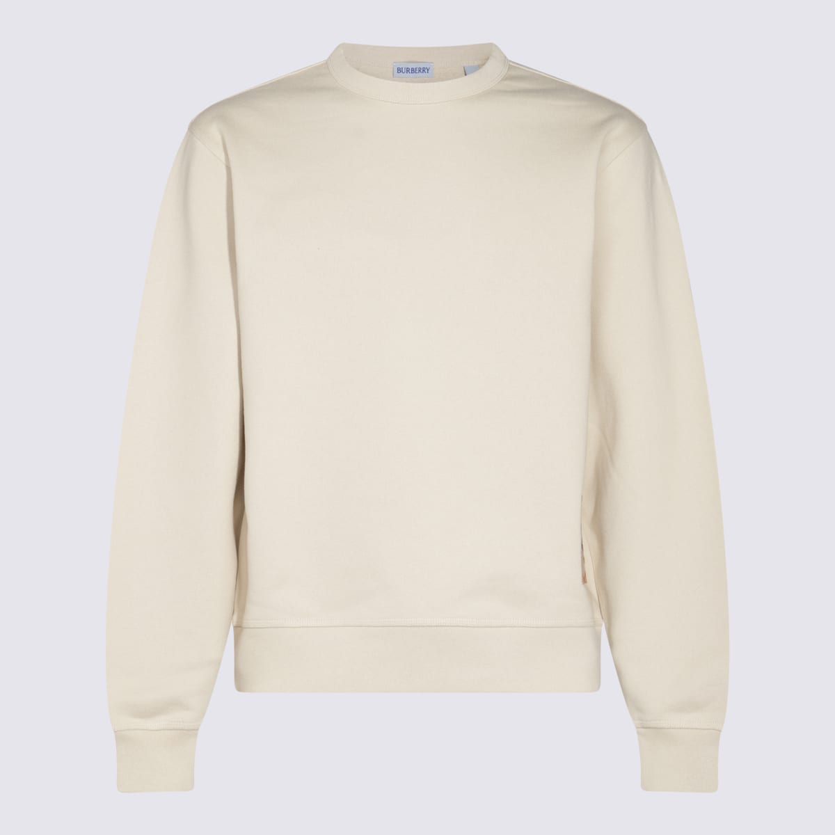 Beige Cotton Sweatshirt