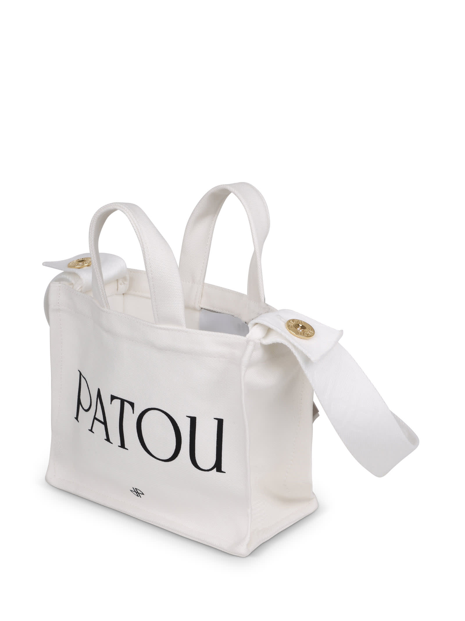 Shop Patou Small Logo-print Tote Bag