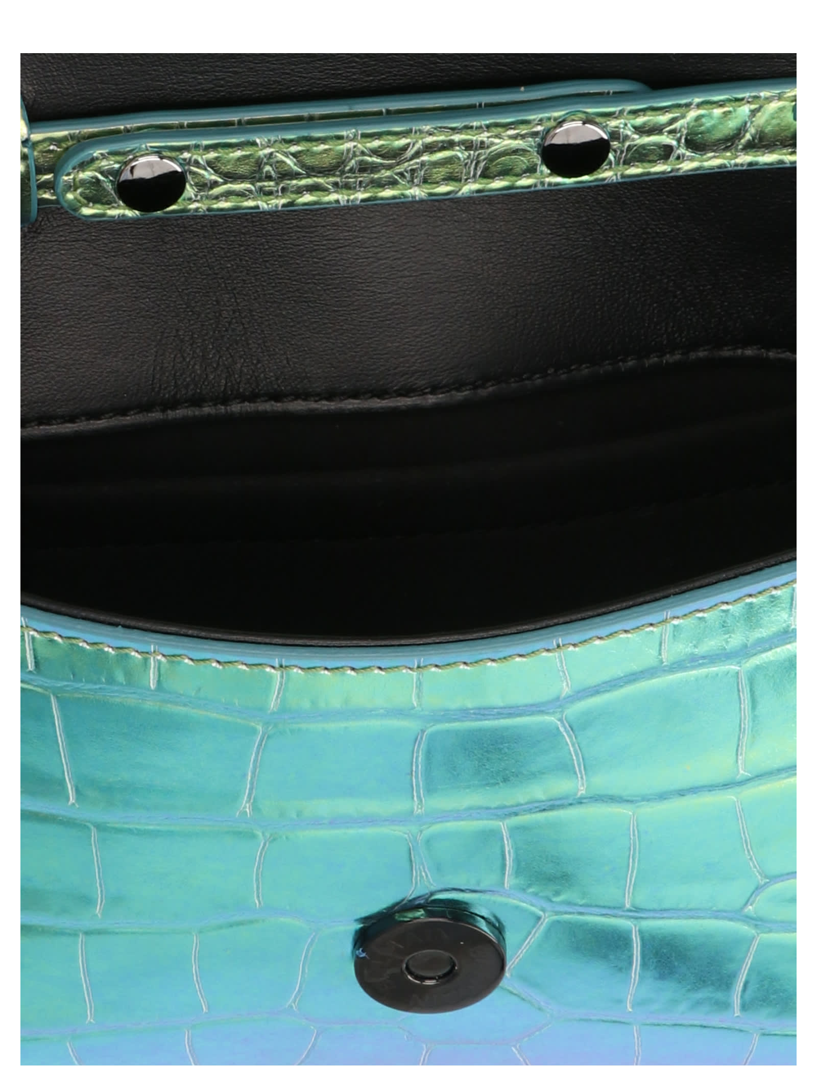 Balmain B-buzz Mini Crossbody Bag In Multicolor
