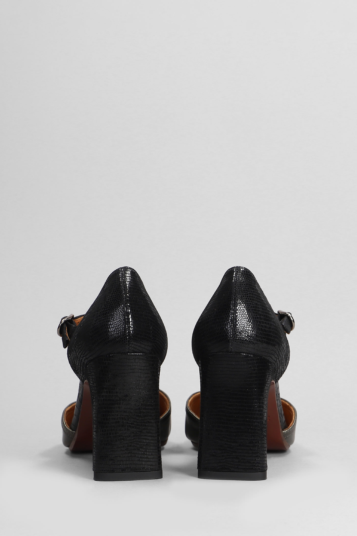 Shop Chie Mihara Mindel Pumps In Black Leather