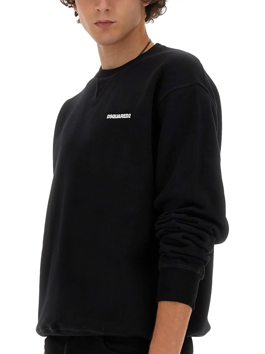 Shop Dsquared2 Cool Fit Sweatshirt In Black