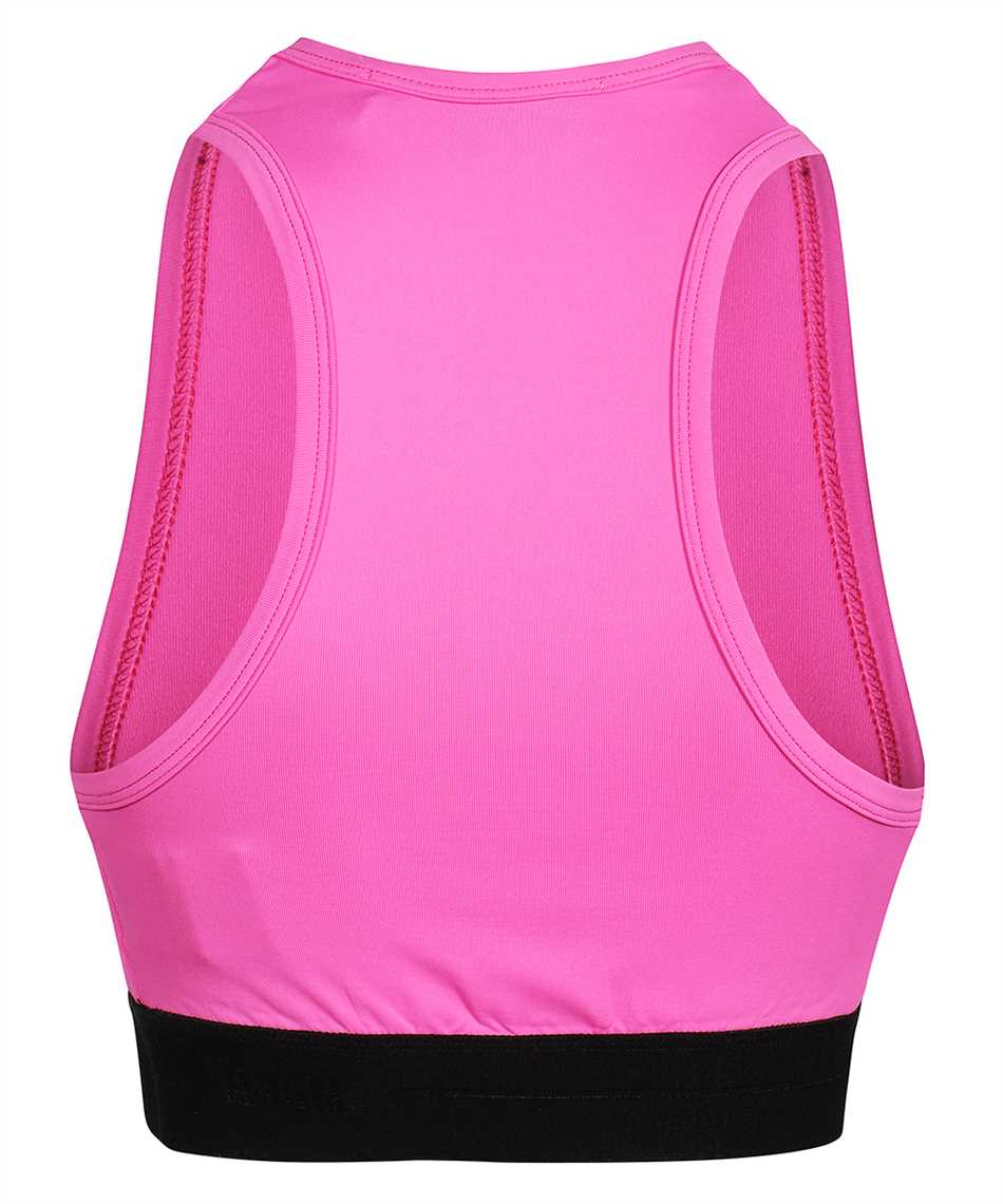 Msgm Logo Sporty Tank-top In Pink