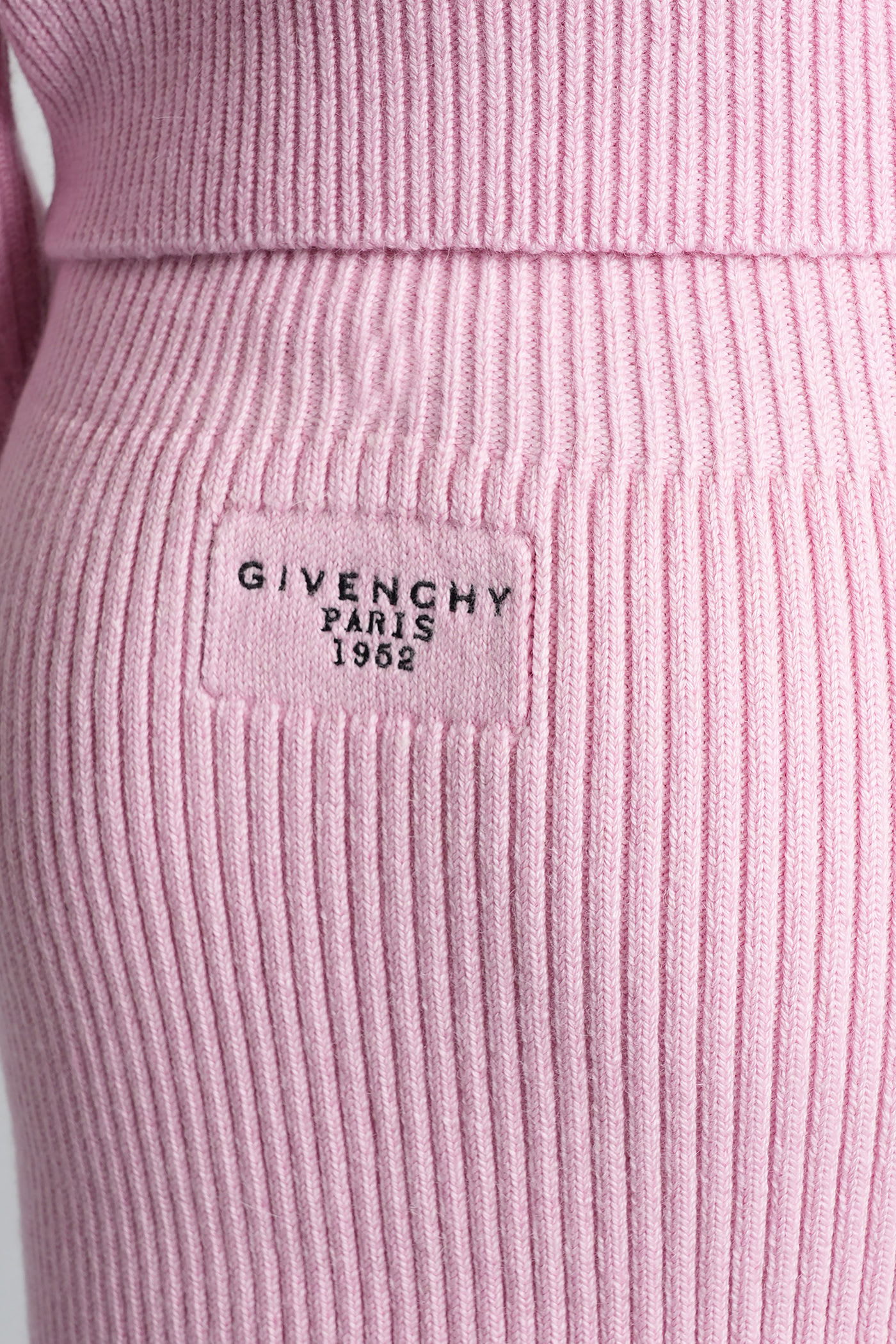 Givenchy Skirt In Rose-pink Wool In Pink