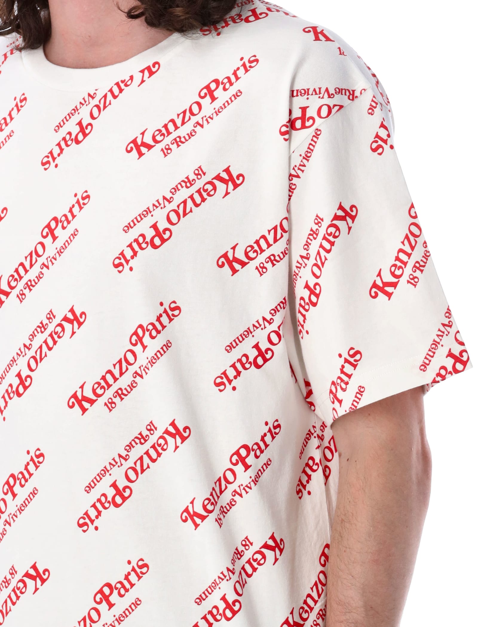Shop Kenzo X Verdy Oversized T-shirt In White