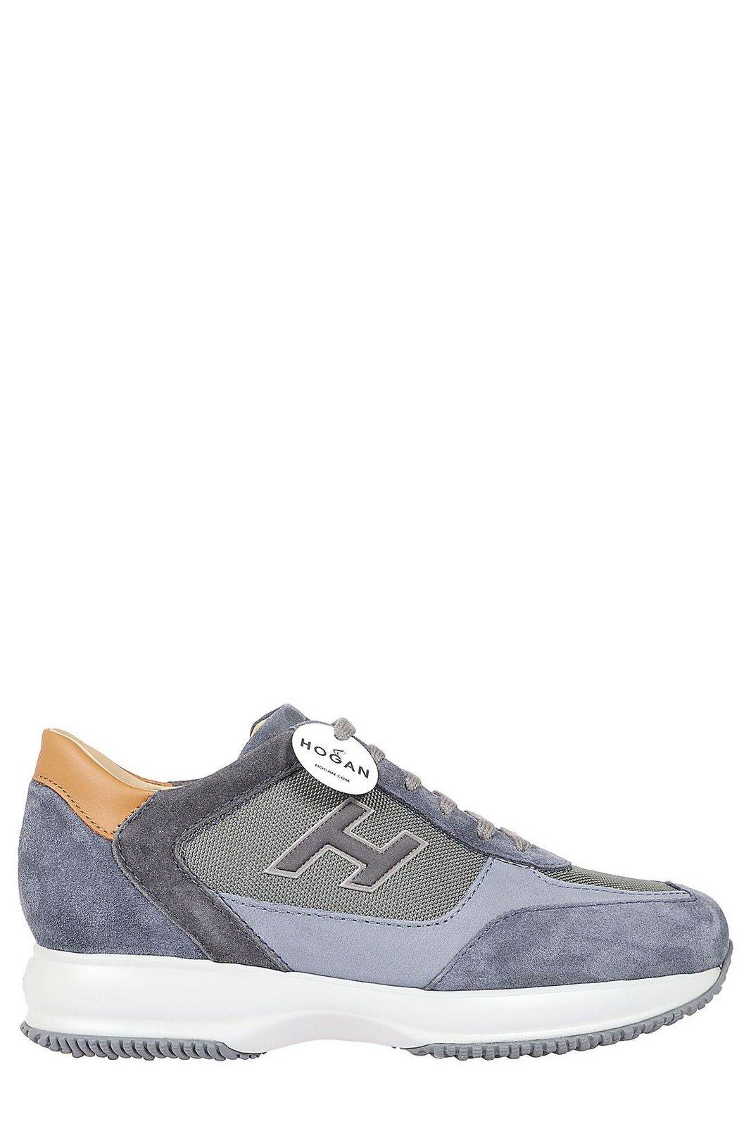 Shop Hogan Interactive H Low-top Sneakers In Blue