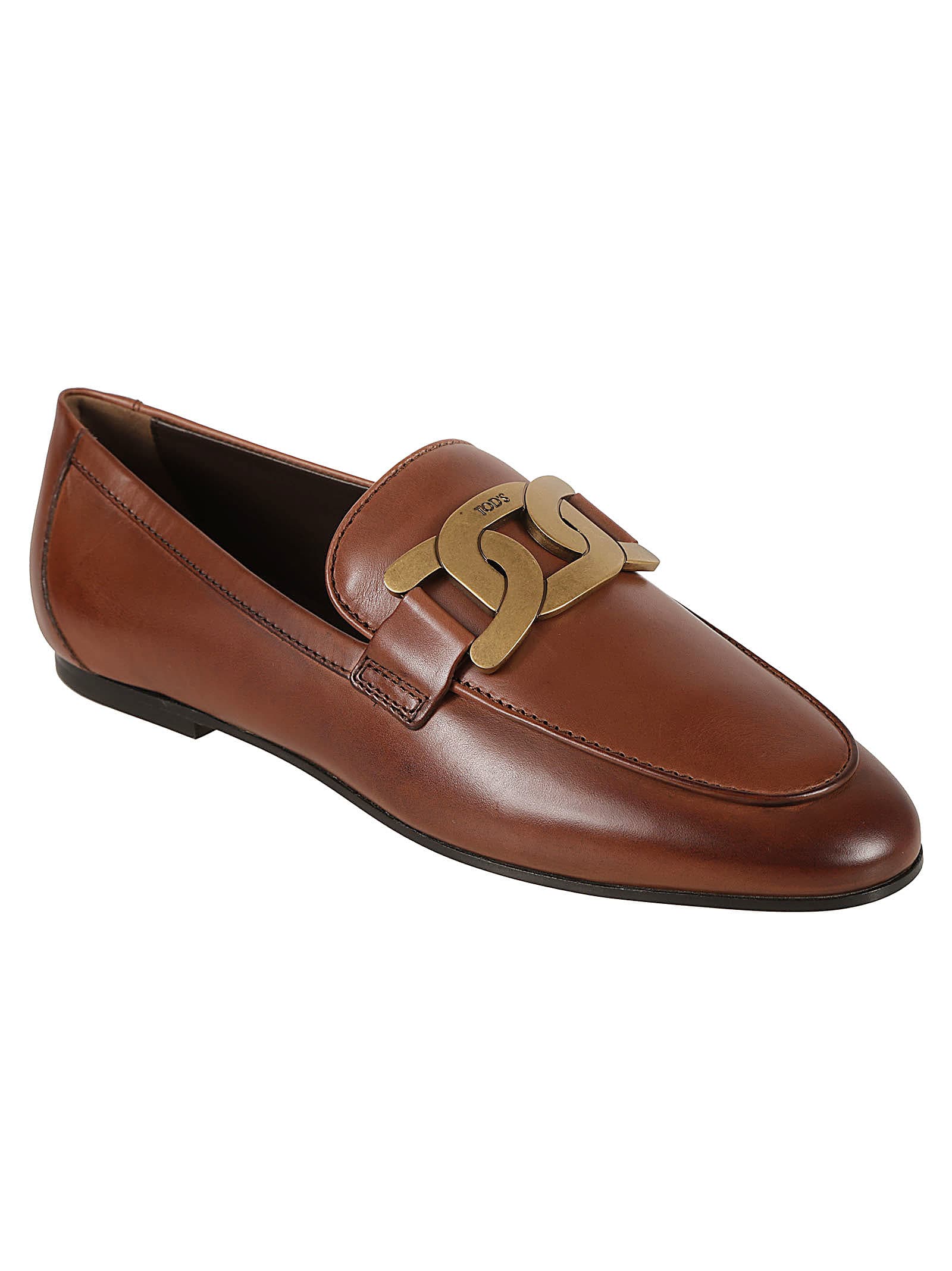 Shop Tod's 6rn Loafers In Teak