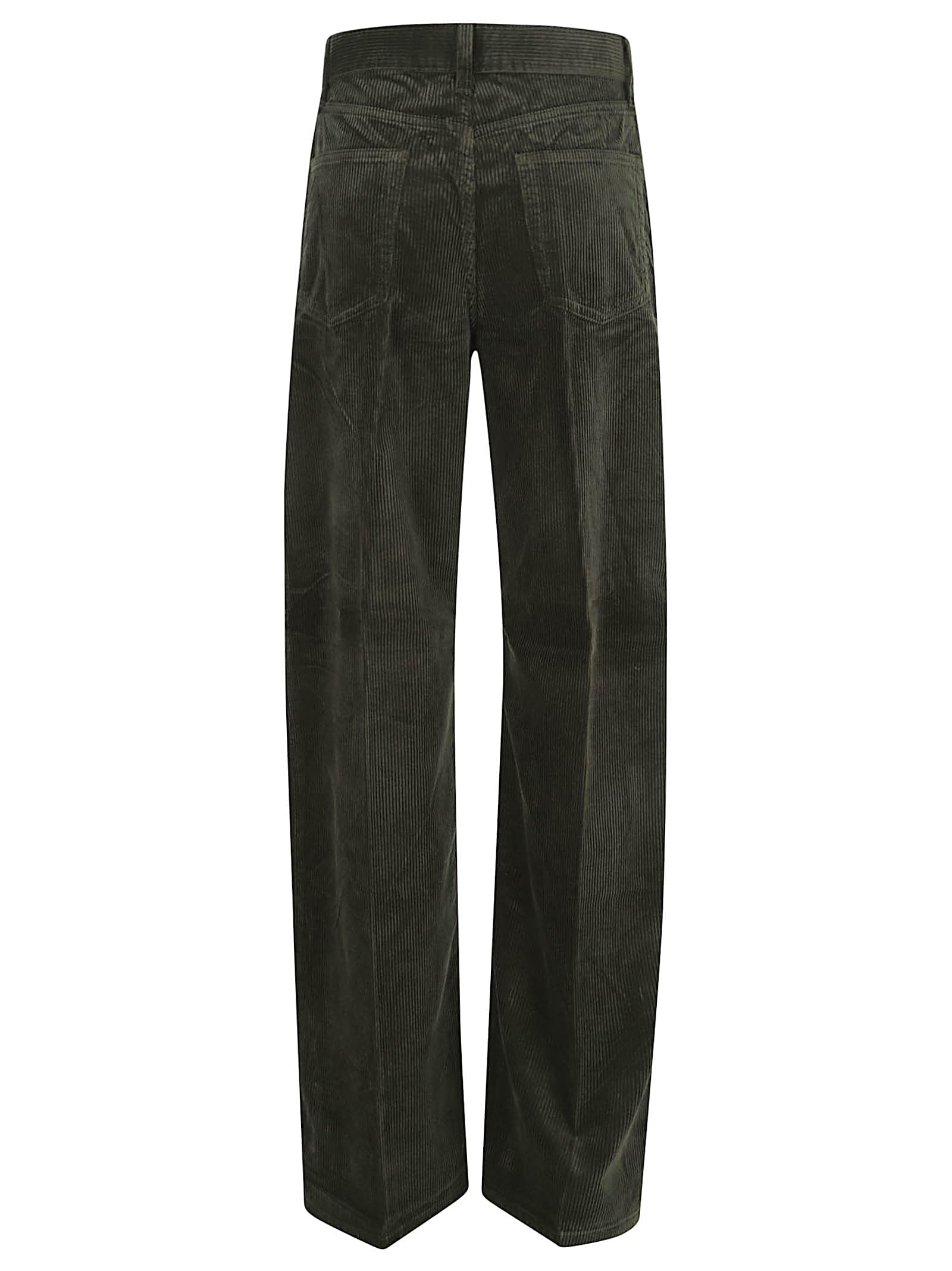 Polo Ralph Lauren Woven-wide Leg-pants In Green