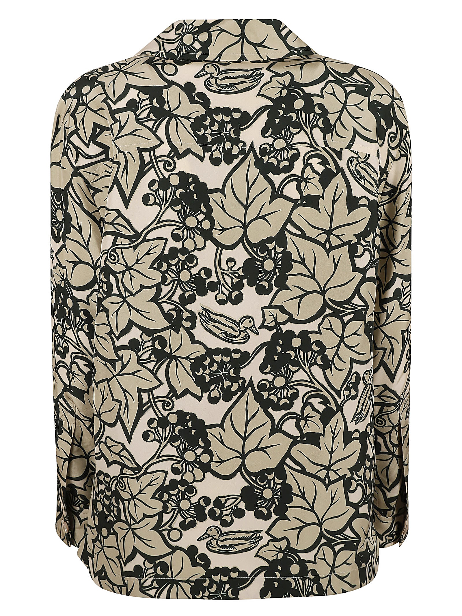 Shop Burberry Floral Print Shirt