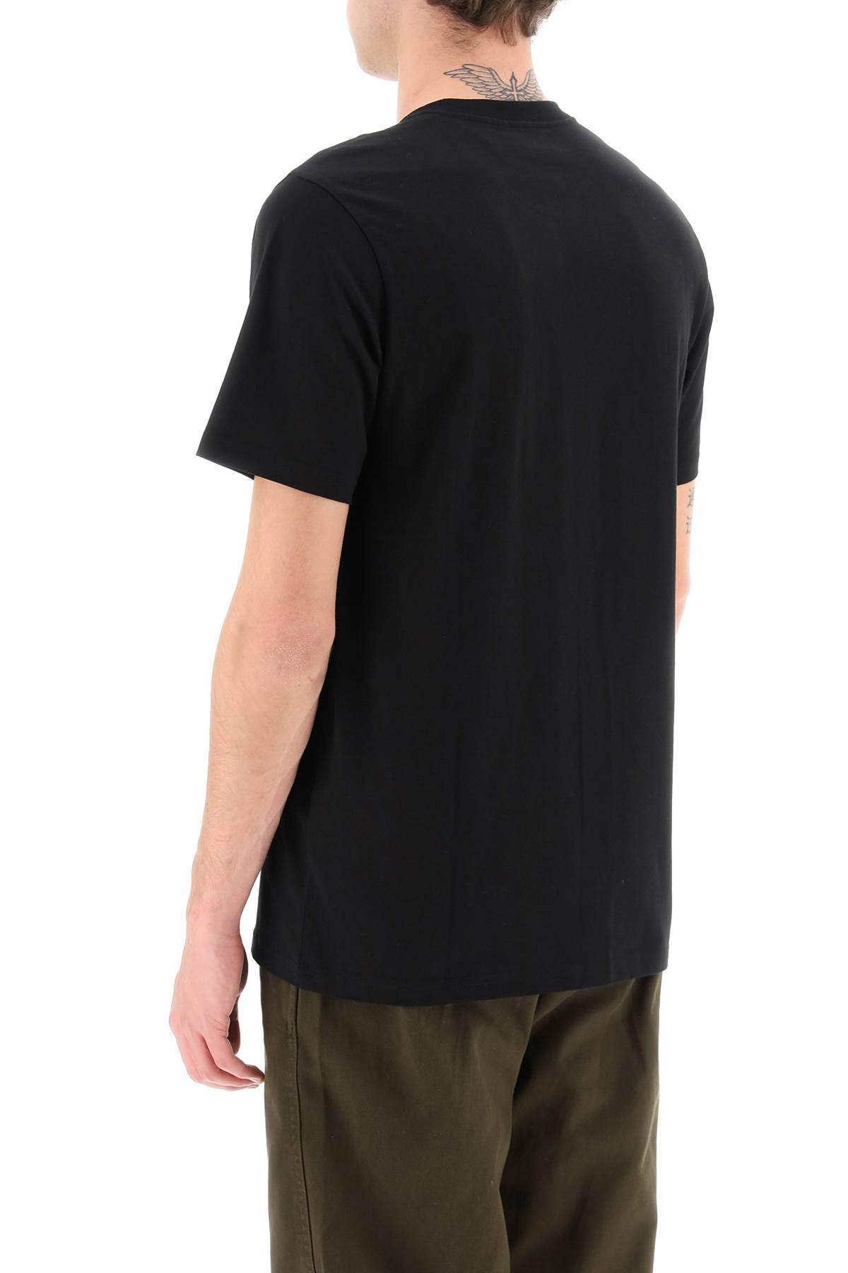Carhartt Man T-shirt Midnight Blue Size Xl Cotton In Xx Black