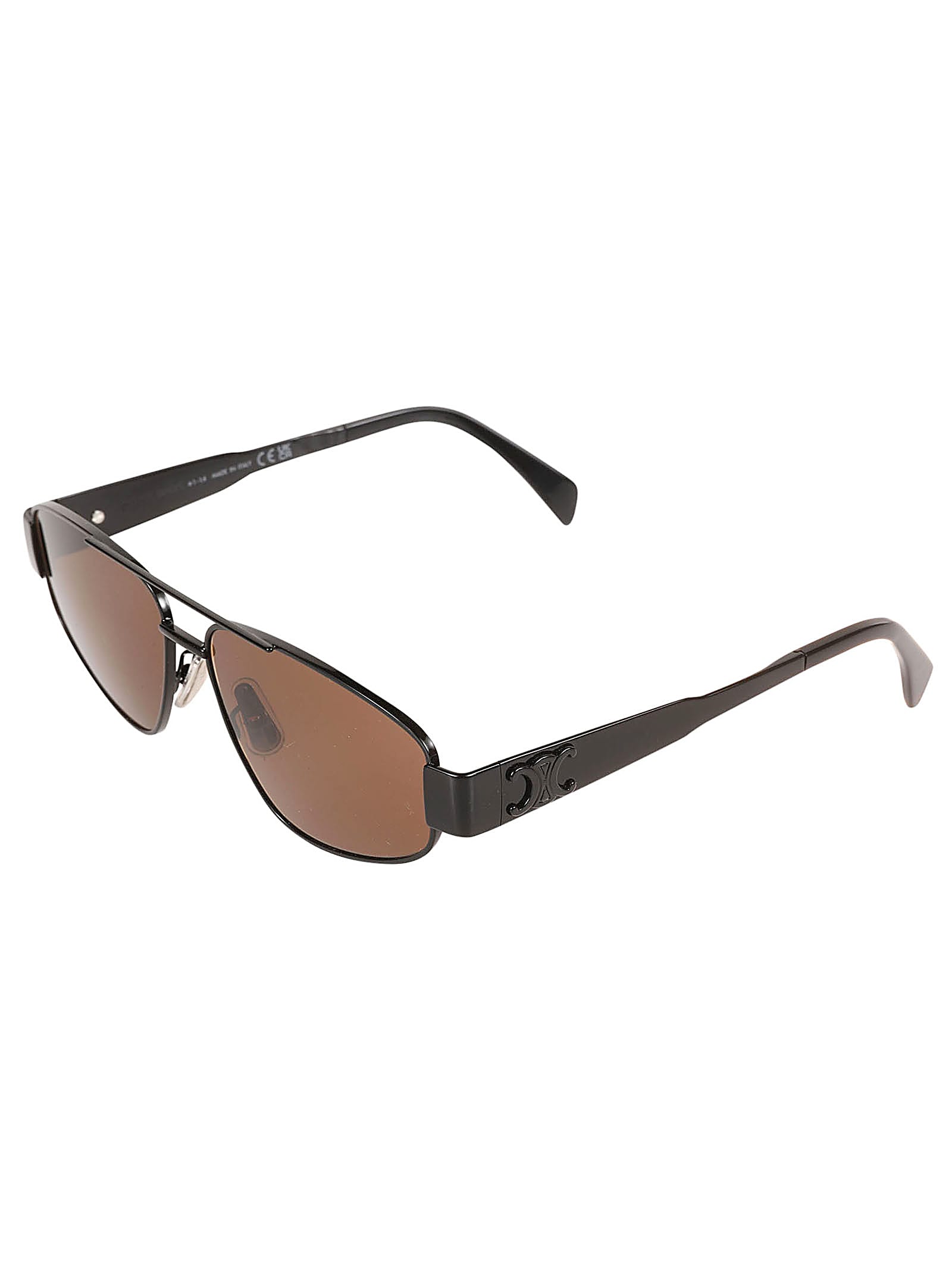 Shop Celine Cl40281u Sunglasses In 01e - Black