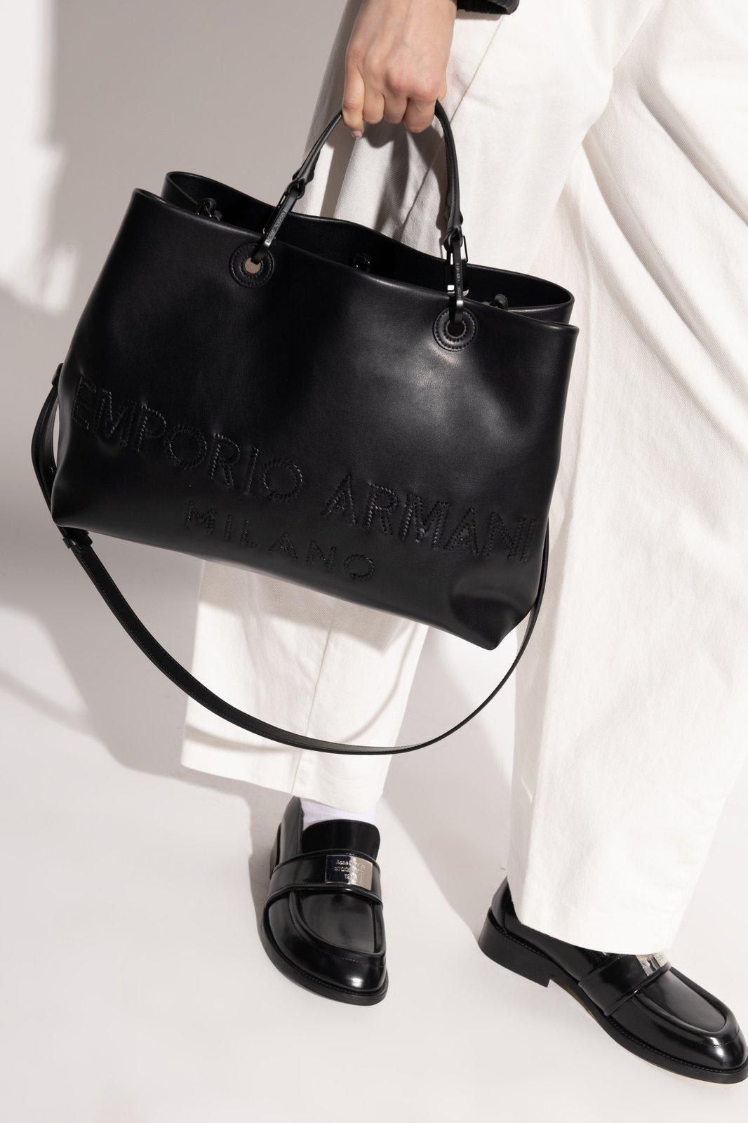 Emporio Armani Bag Type Shopper In Nero