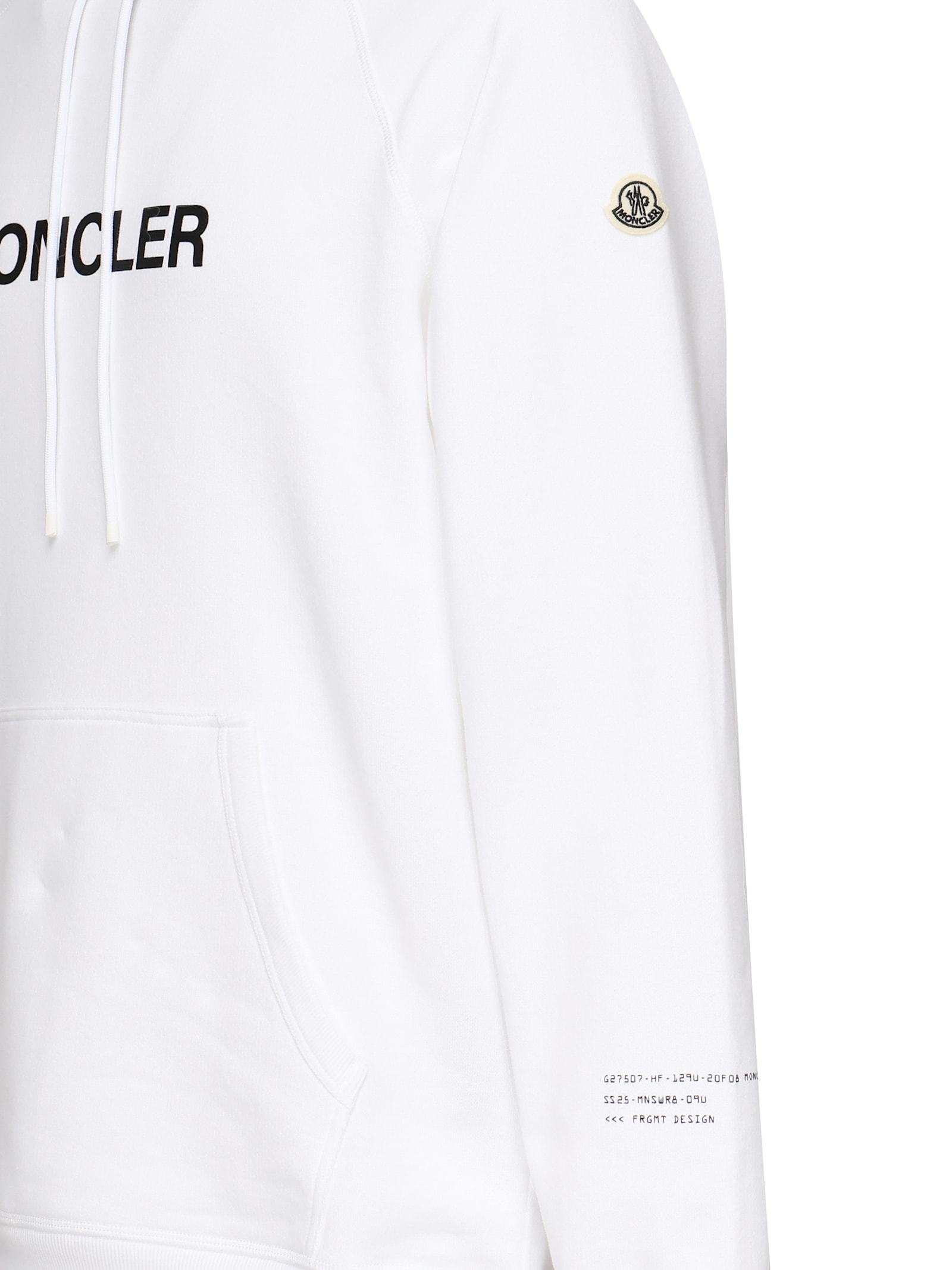 Shop Moncler X Frgmt Hoodie With Logo In White
