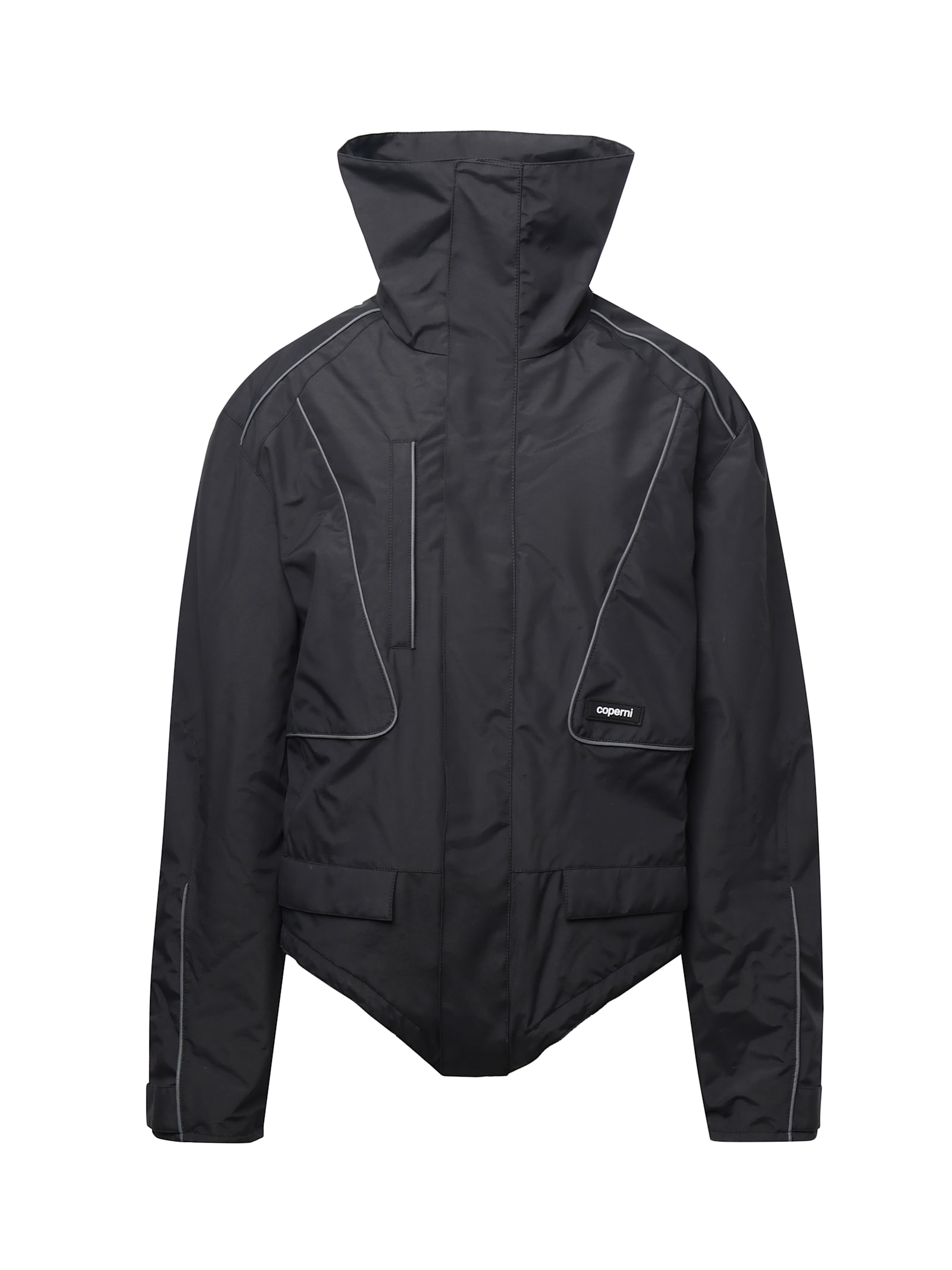 Coperni Woman Jacket Black Size M Polyamide In Black