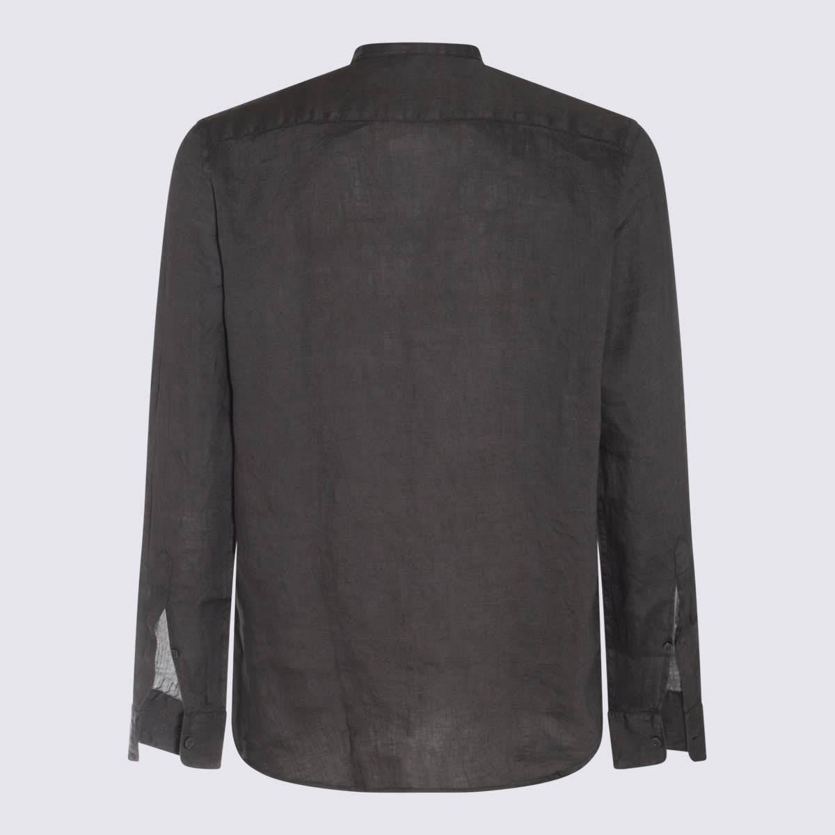 Shop Altea Black Linen Shirt