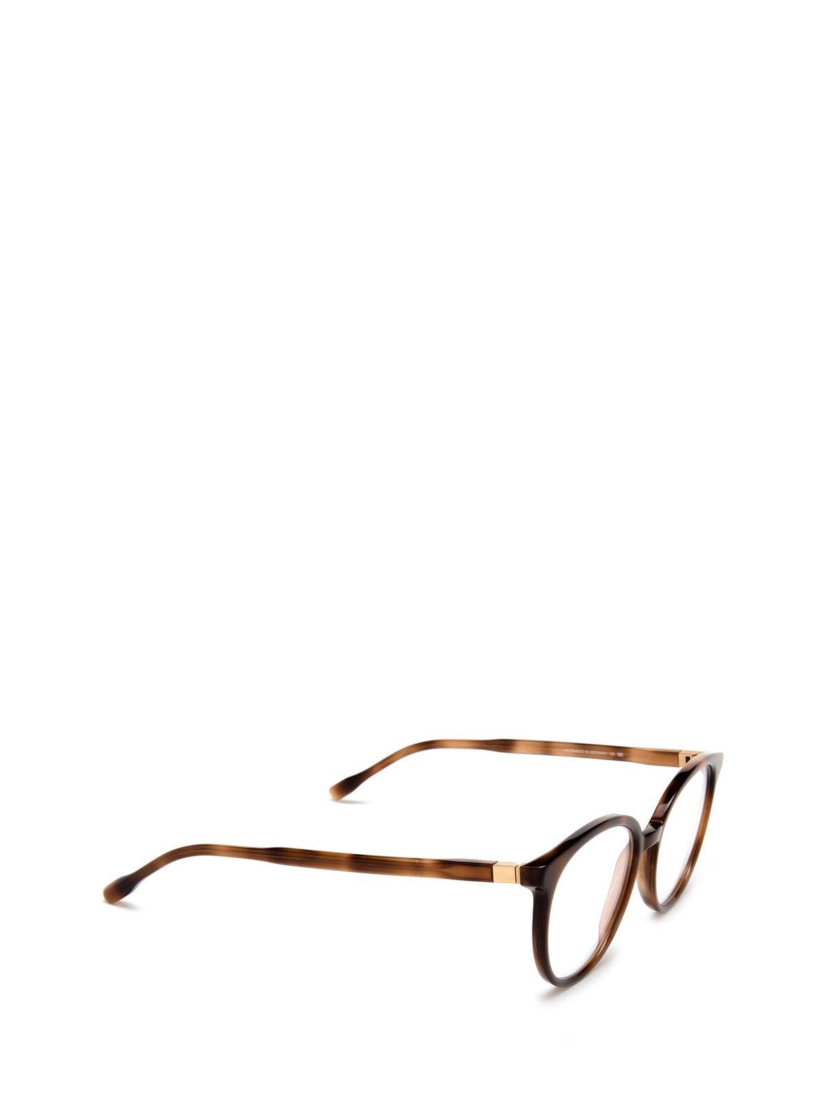 Shop Mykita Ayan Round Frame Glasses In 746