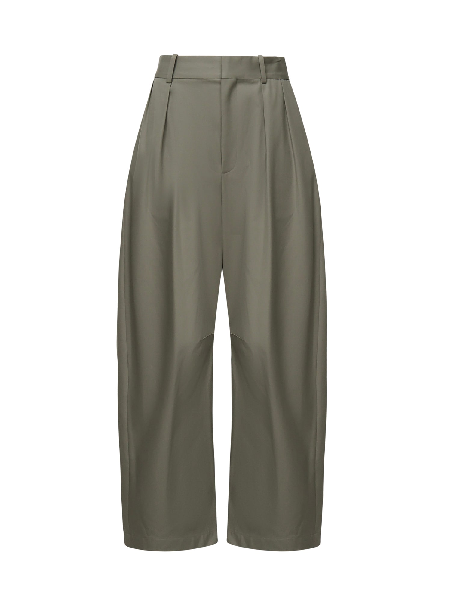 Barrel Pants In Cotton And Silk