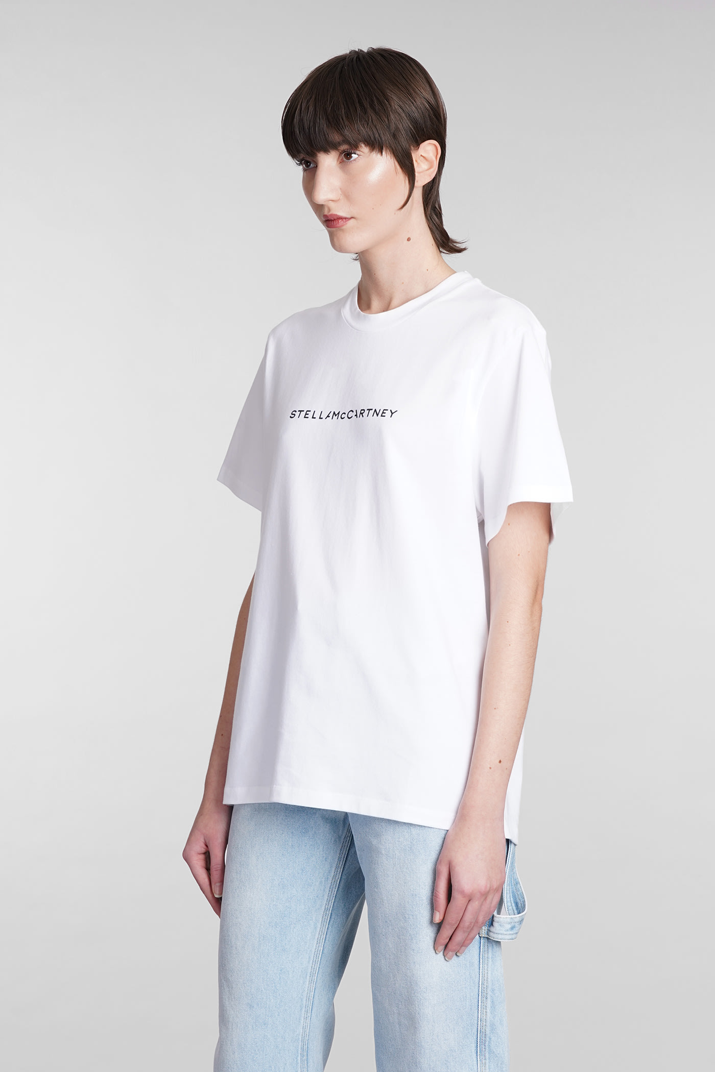 Shop Stella Mccartney T-shirt In White Cotton