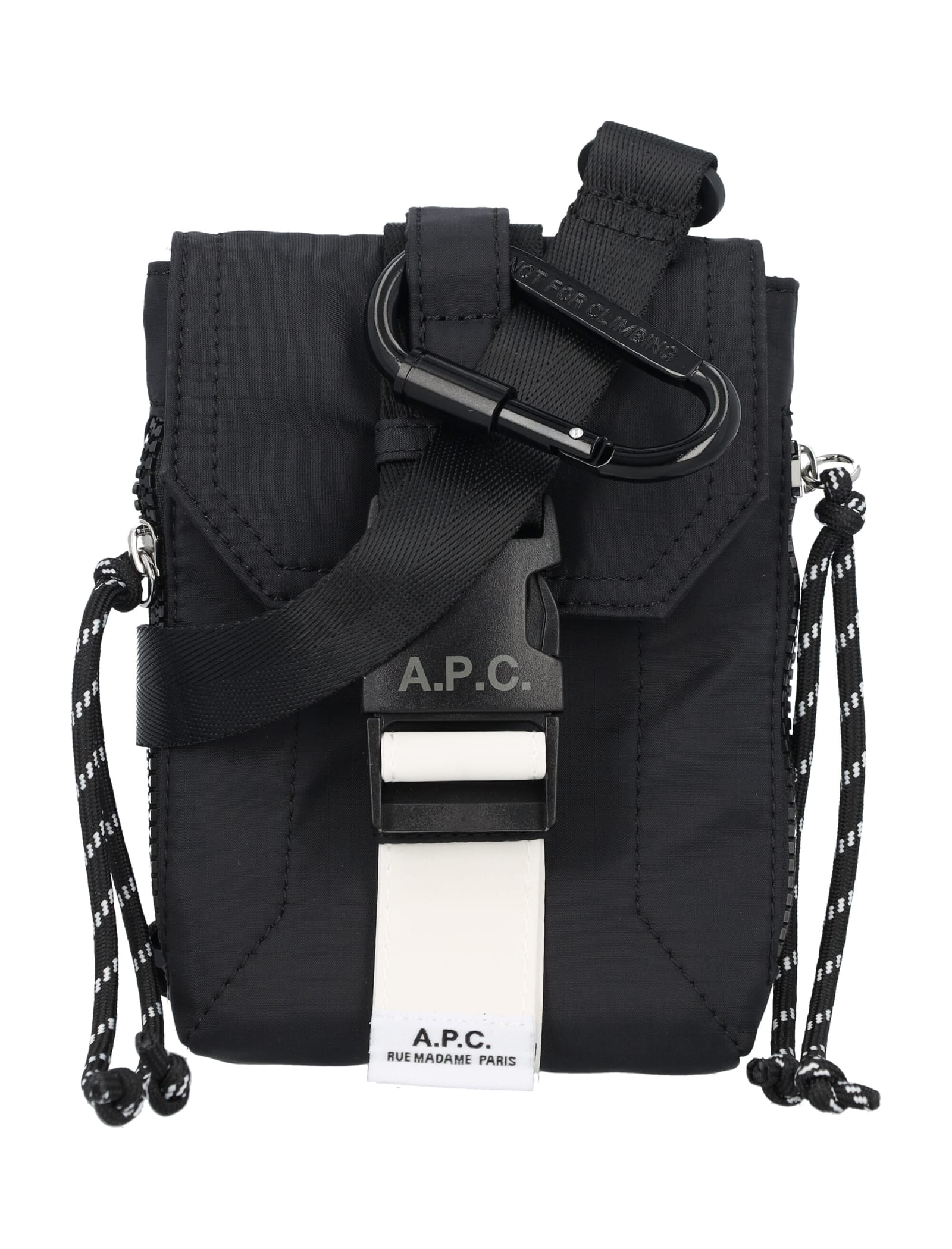 Apc Treck Crossbody Pouch In Black