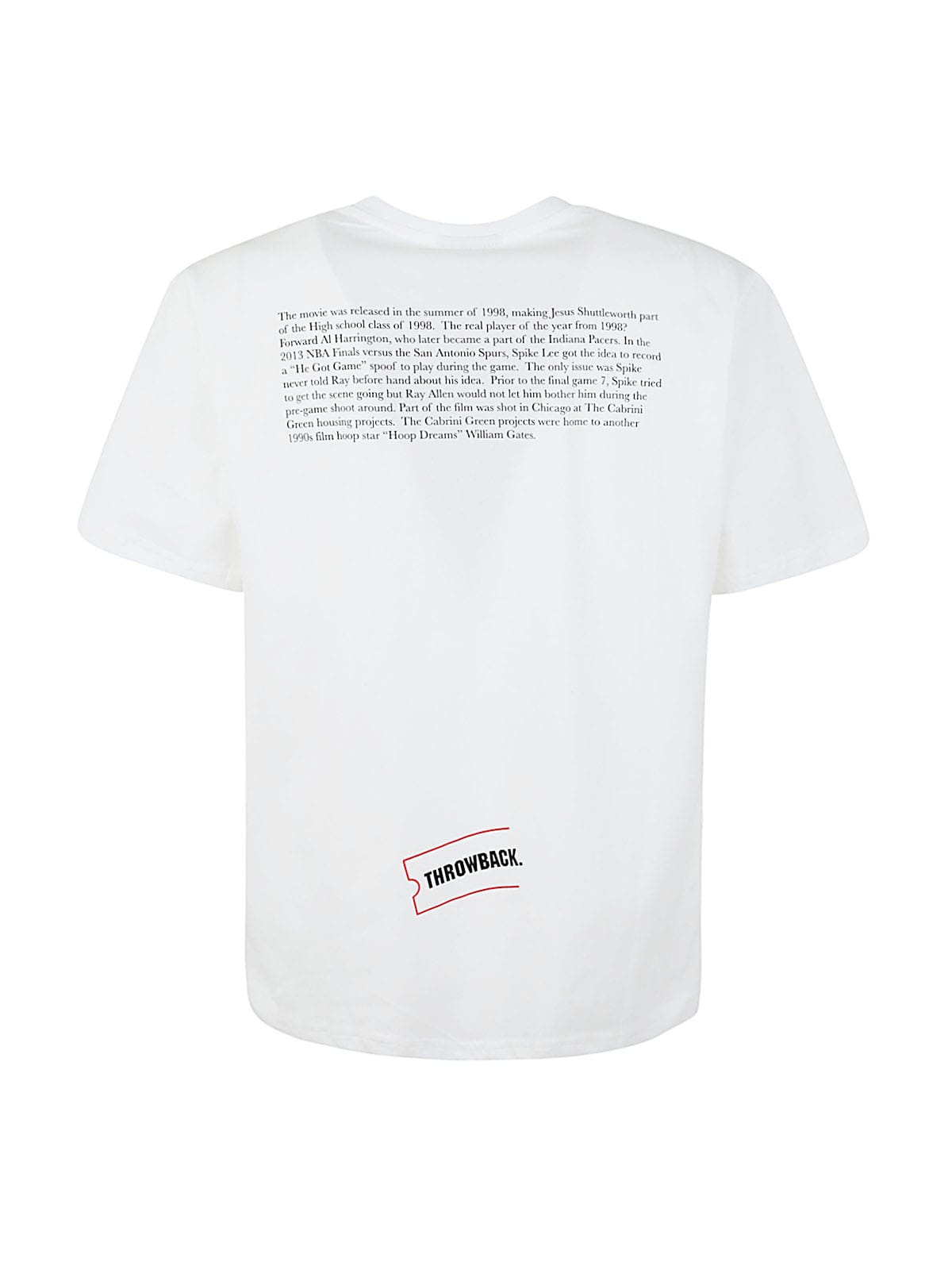Shop Throwback Gotgame T-shirt In White