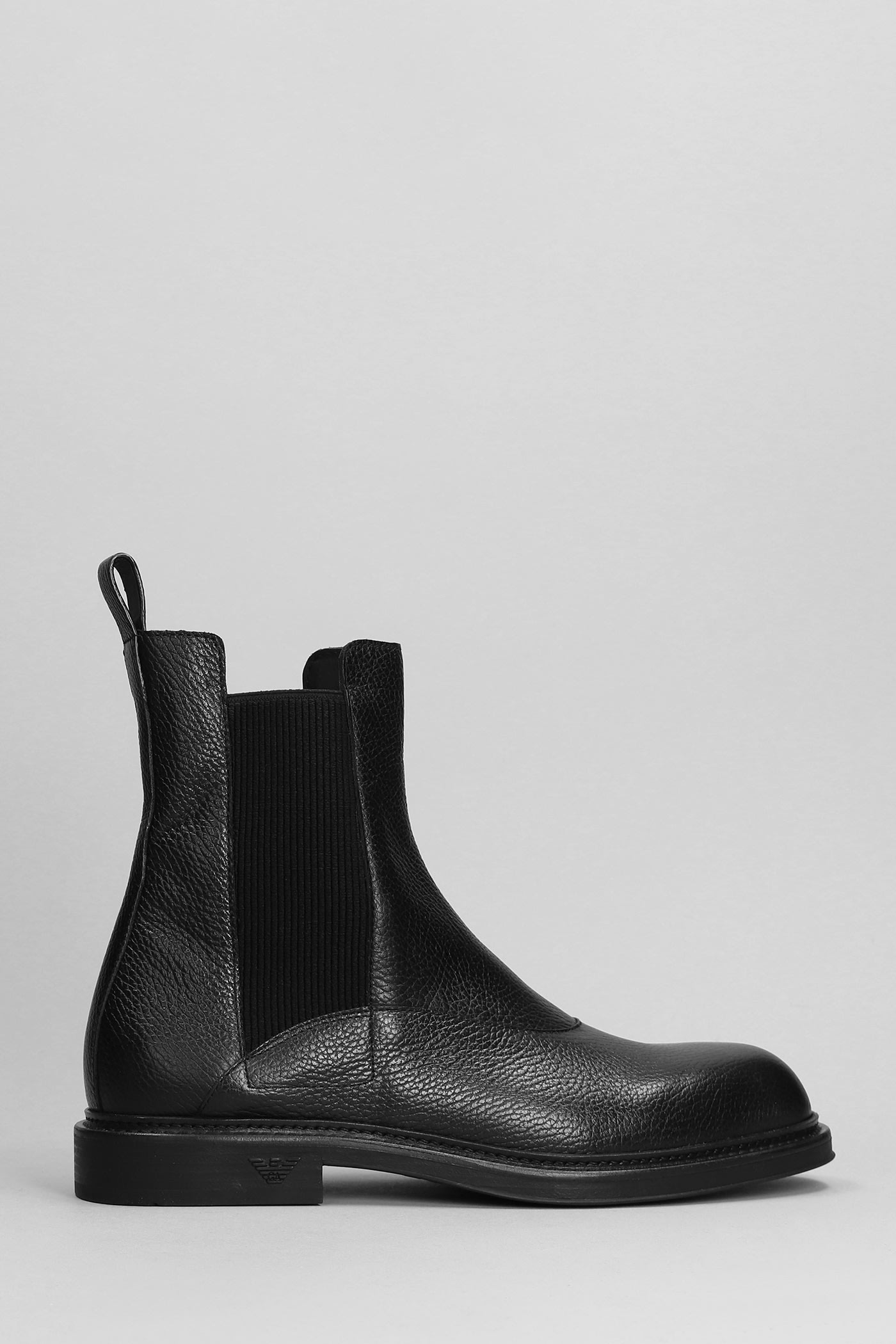 Ankle Boots In Black Leather