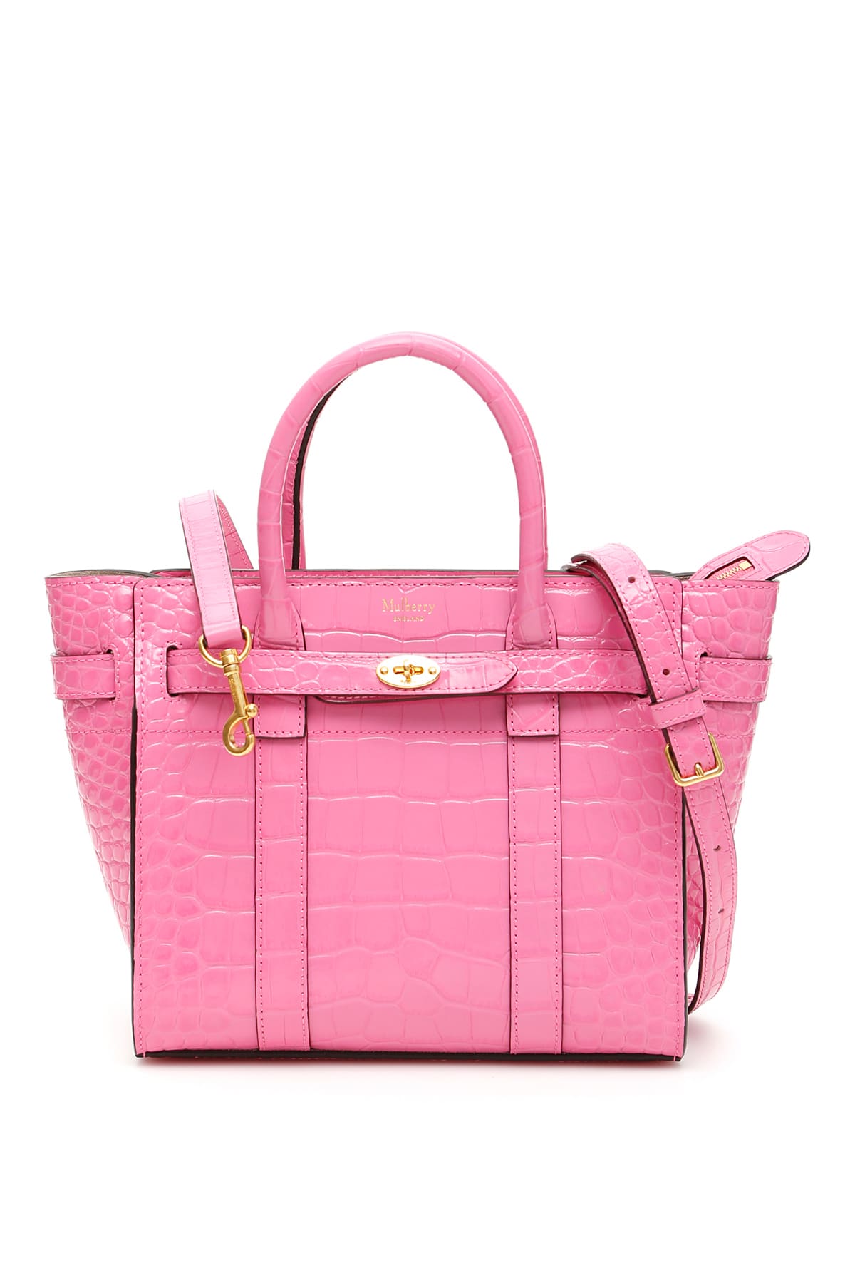 mulberry bayswater pink handbag