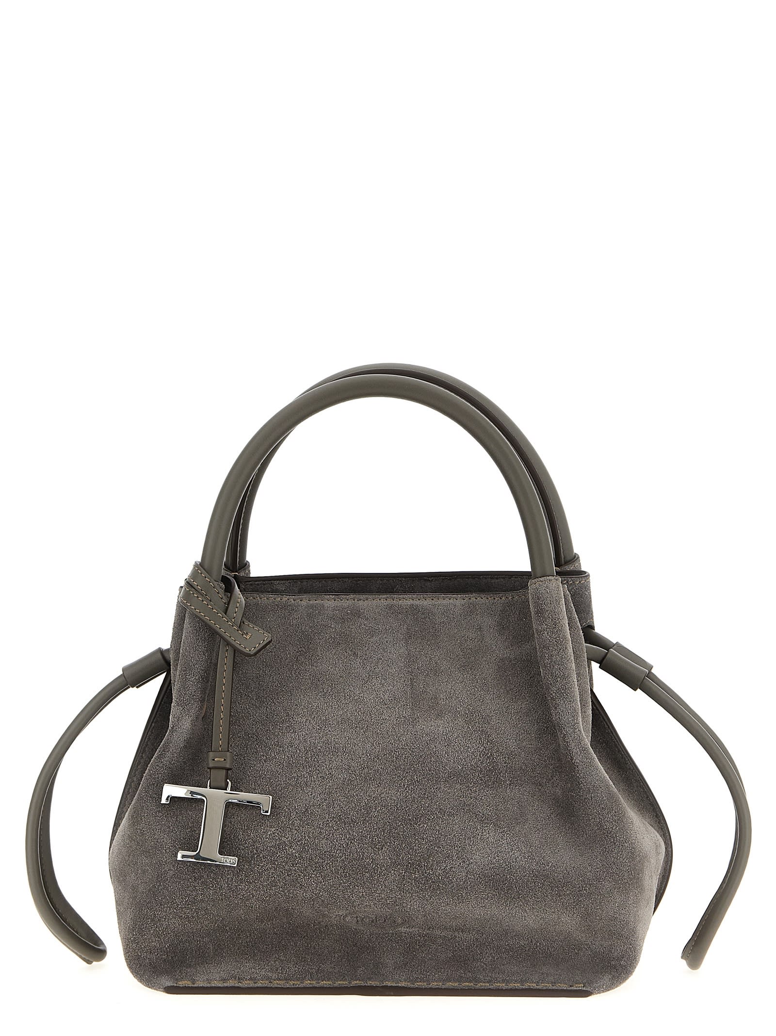 Tod's Buz Small Handbag In Gray