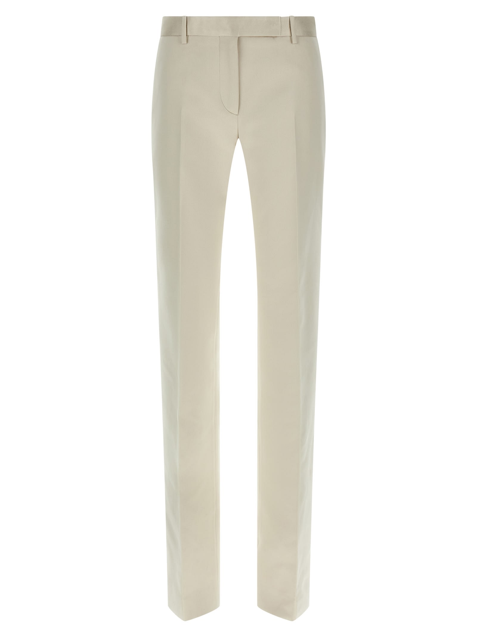 Tom Ford Duchesse Tailored Trousers Pants Beige In Neutral