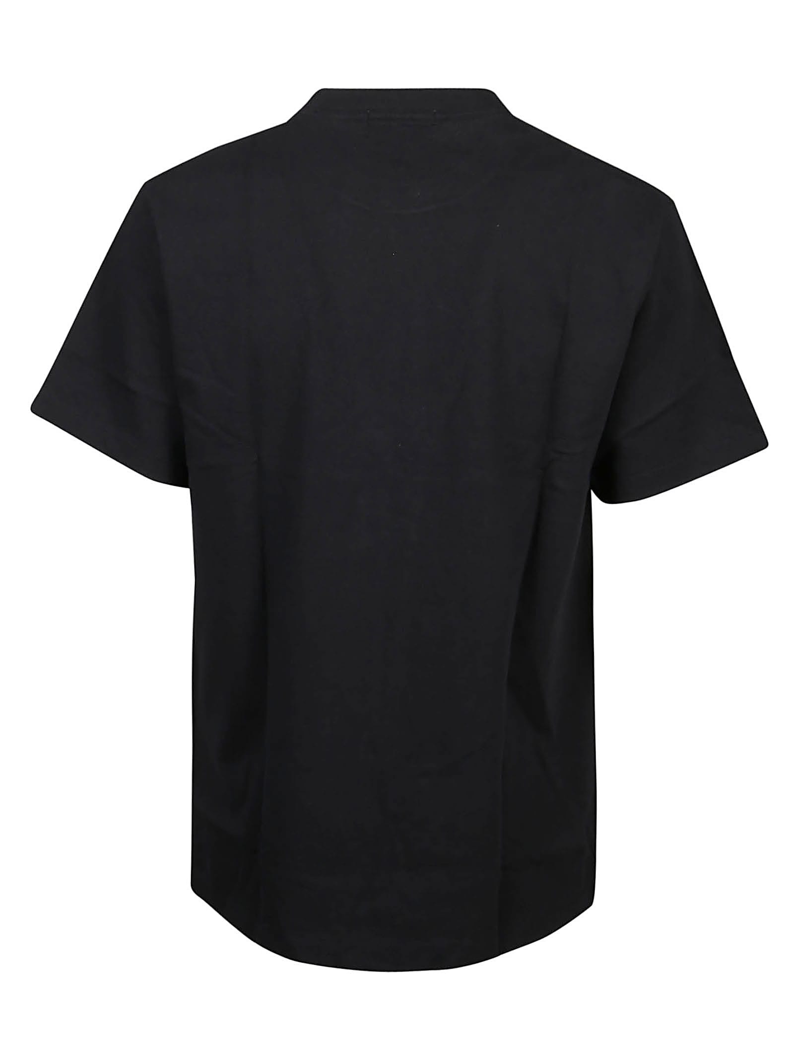Shop Ambush Revolve Logo T-shirt In Black Off White