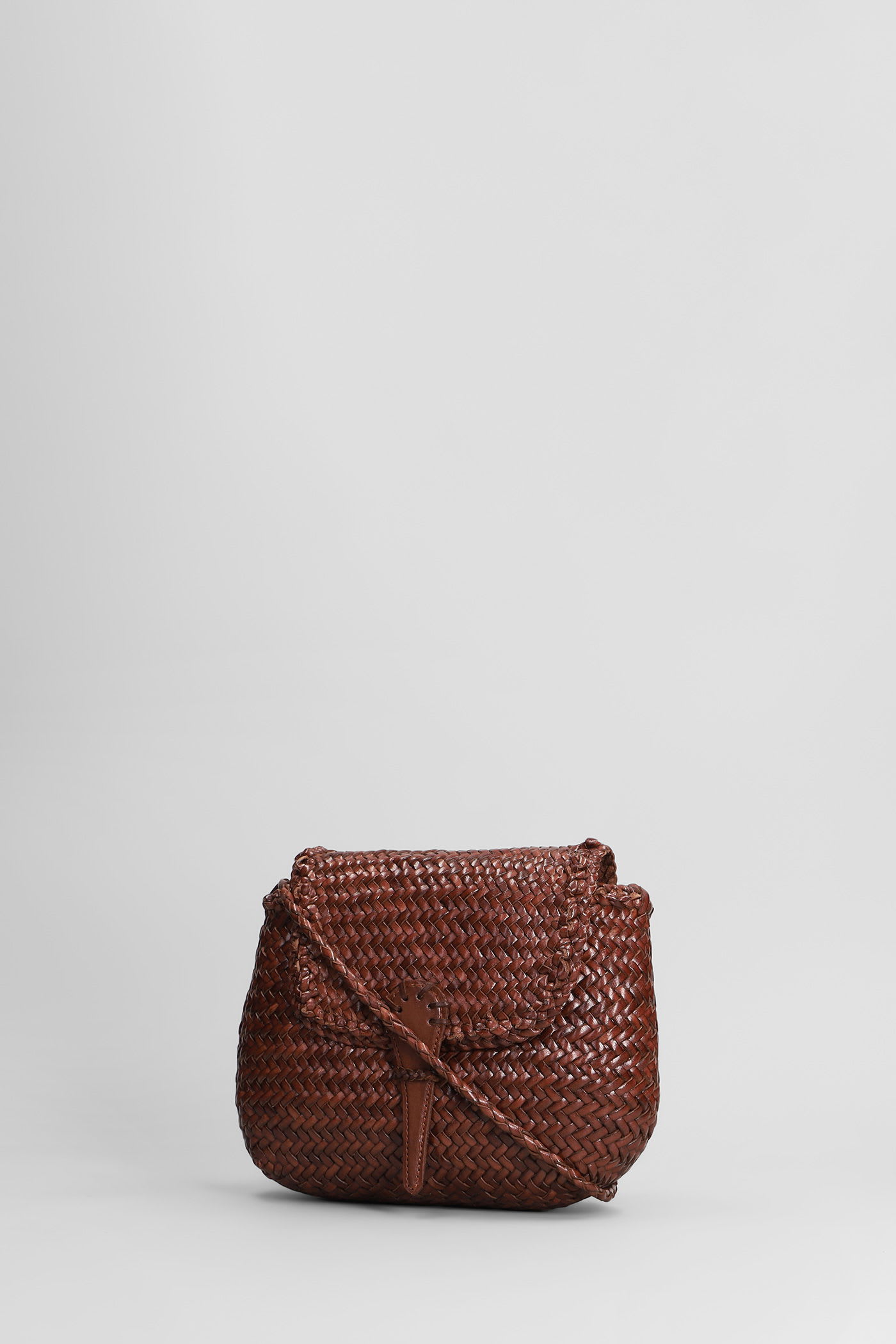 Dragon Diffusion Mini City Bag Shoulder Bag In Bordeaux Leather In Brown
