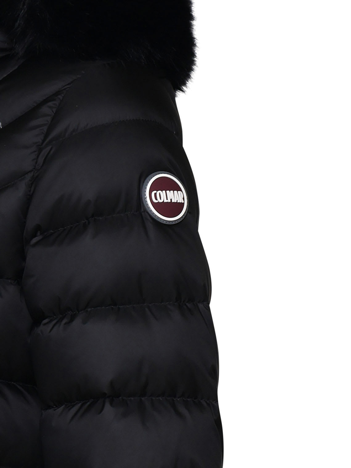 Shop Colmar Long Padded Jacket In Black