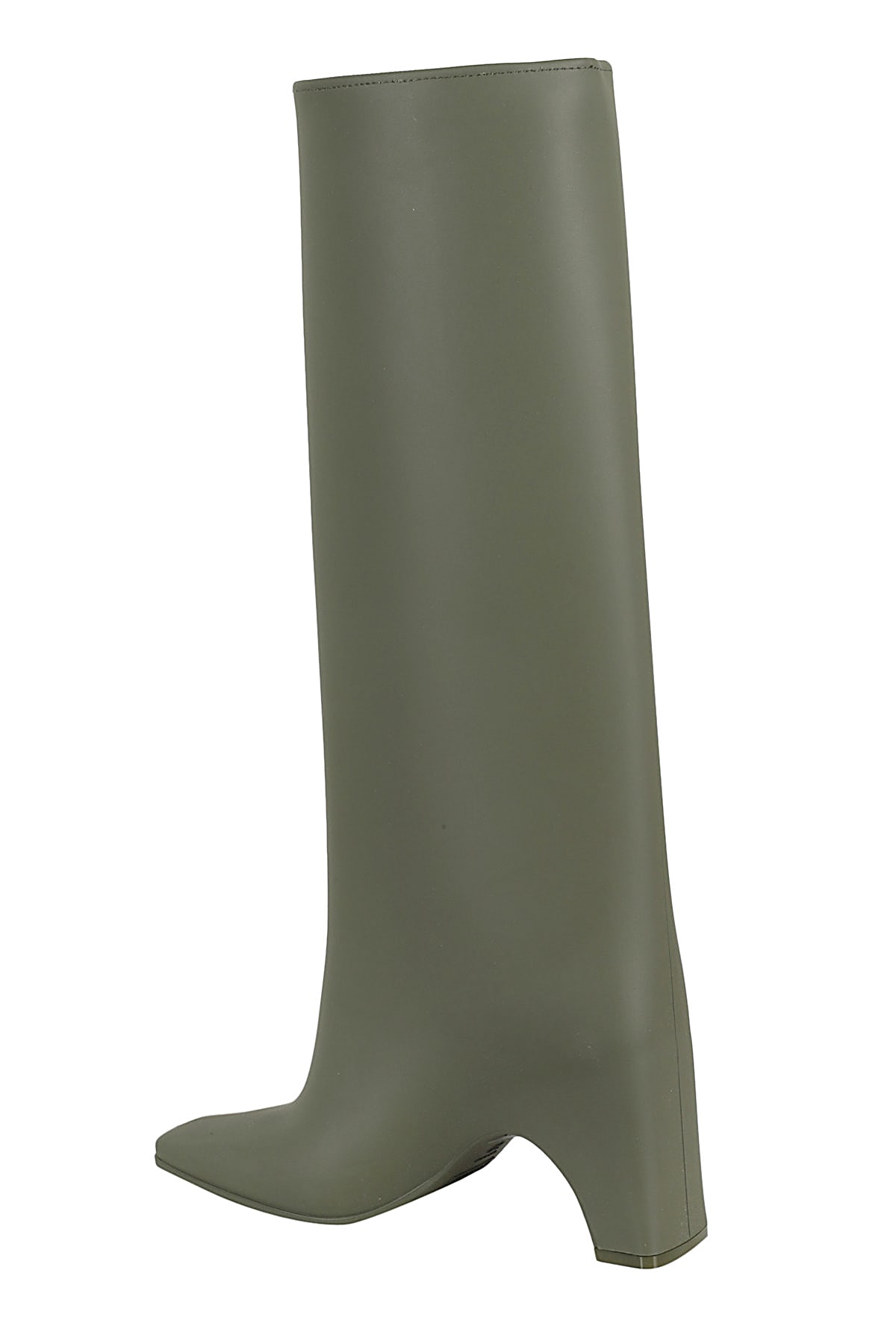 Shop Coperni Rubber Bridge Boot In Grn Green