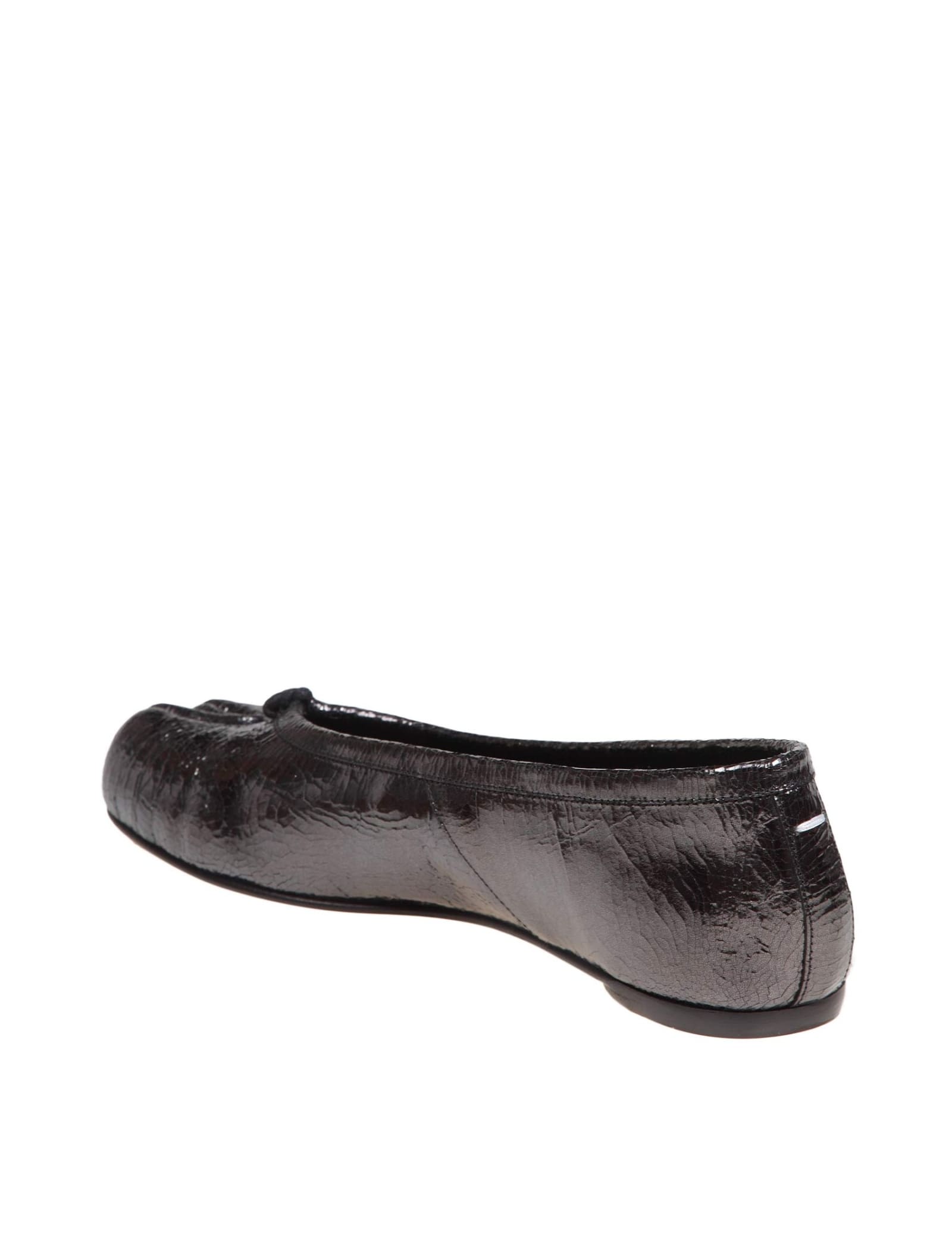 Shop Maison Margiela Ballerina Tabi Broken Mirror Color Gray In Grey