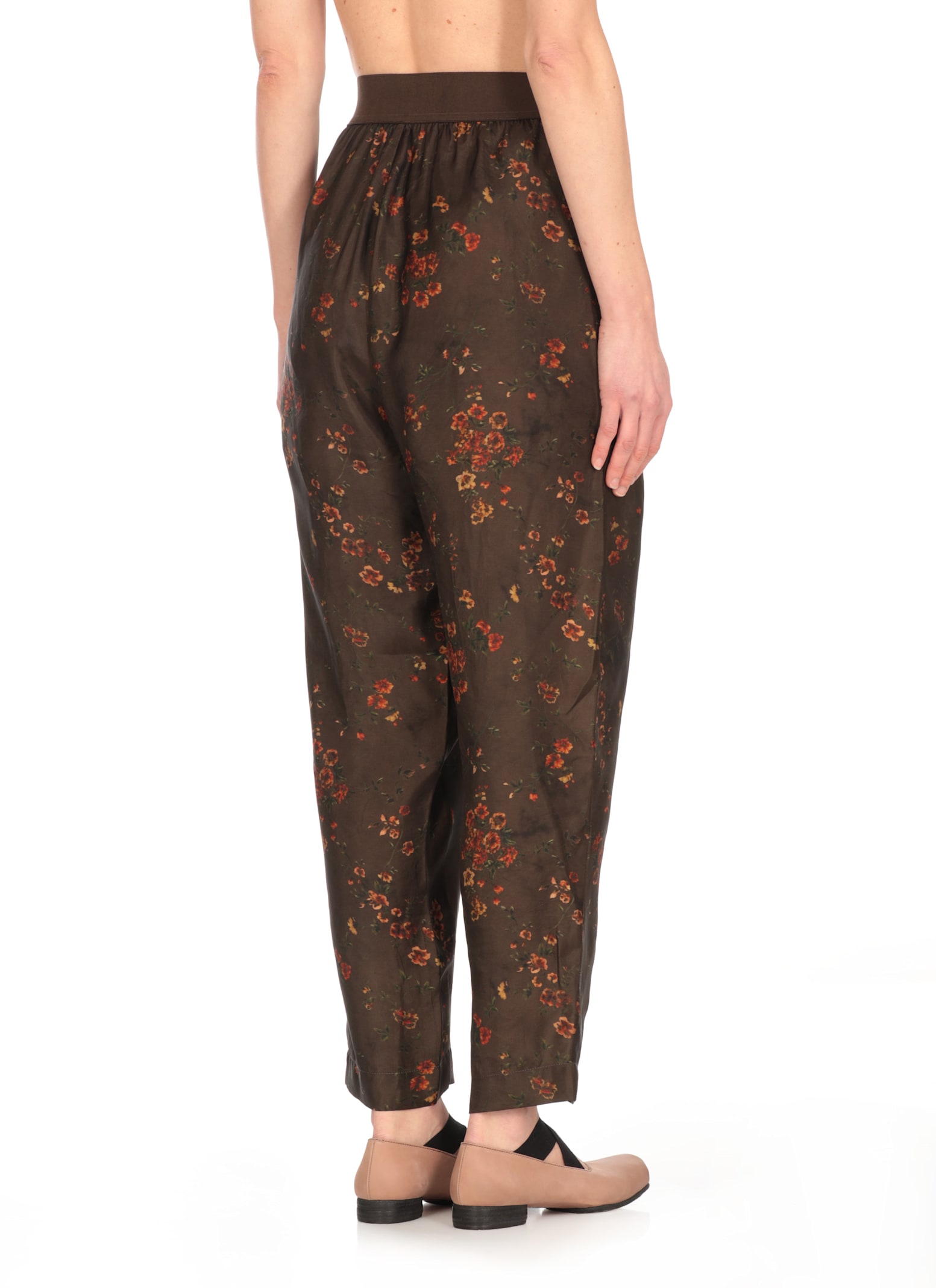 Uma Wang Palmer Baggy-fit Pants In Brown